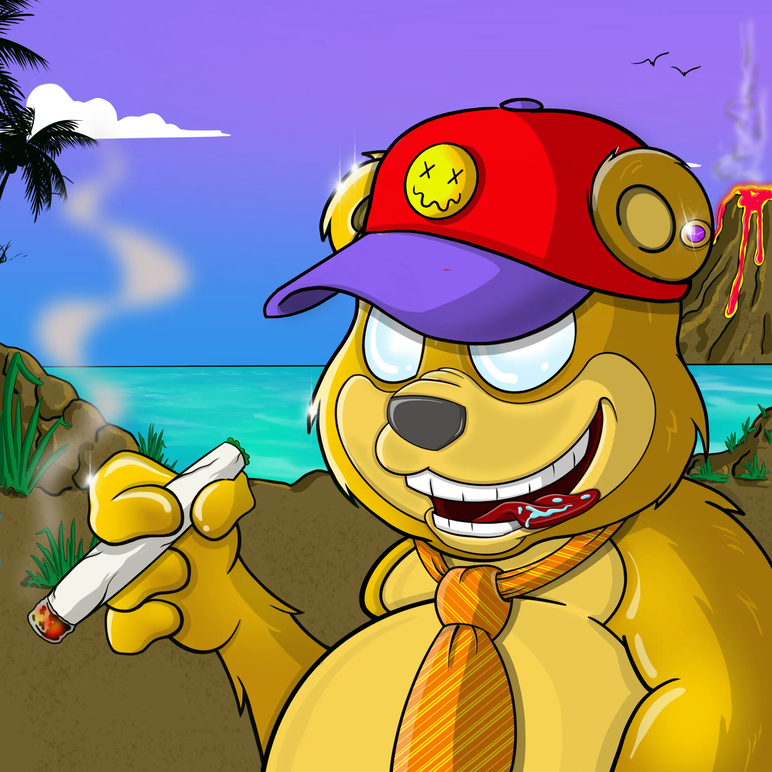 Burnin Bears #748 NFT on Algorand