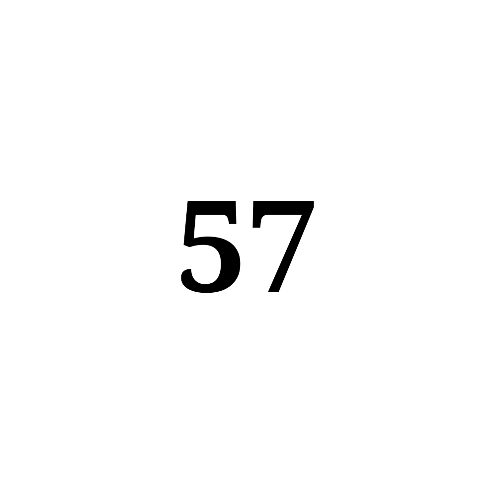 Number 57 NFT on Algorand