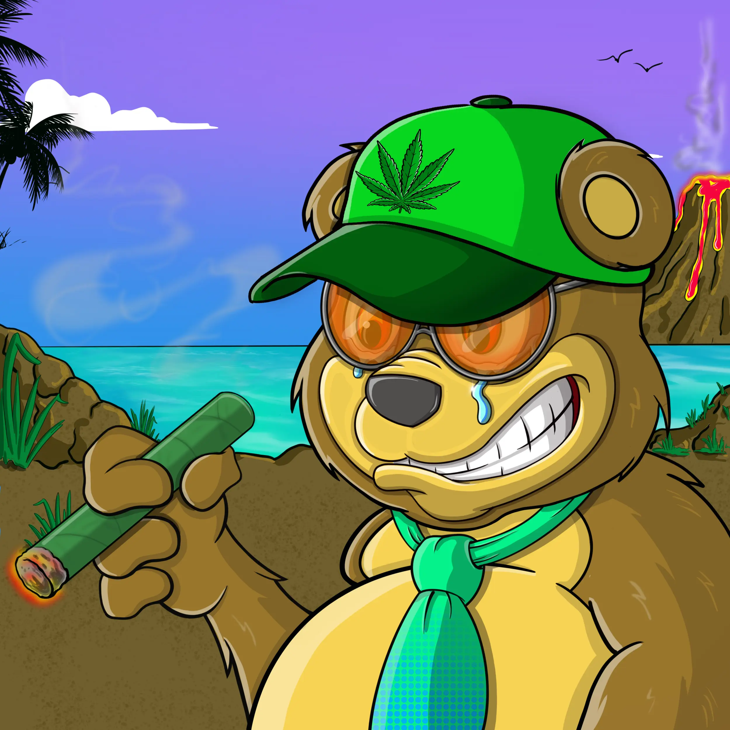 Burnin Bears #561 NFT on Algorand