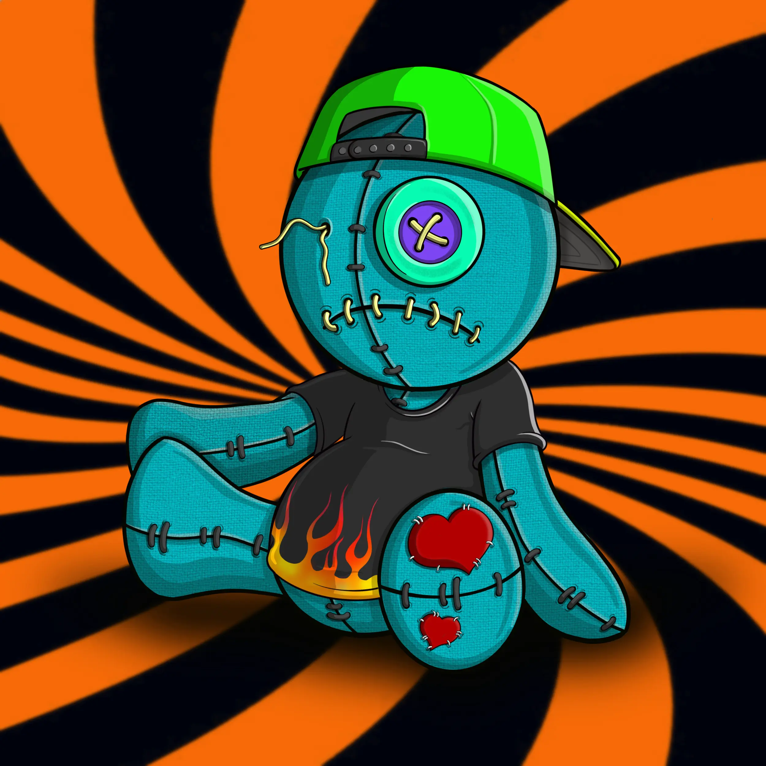 Trippy Stitch #1242 NFT on Algorand