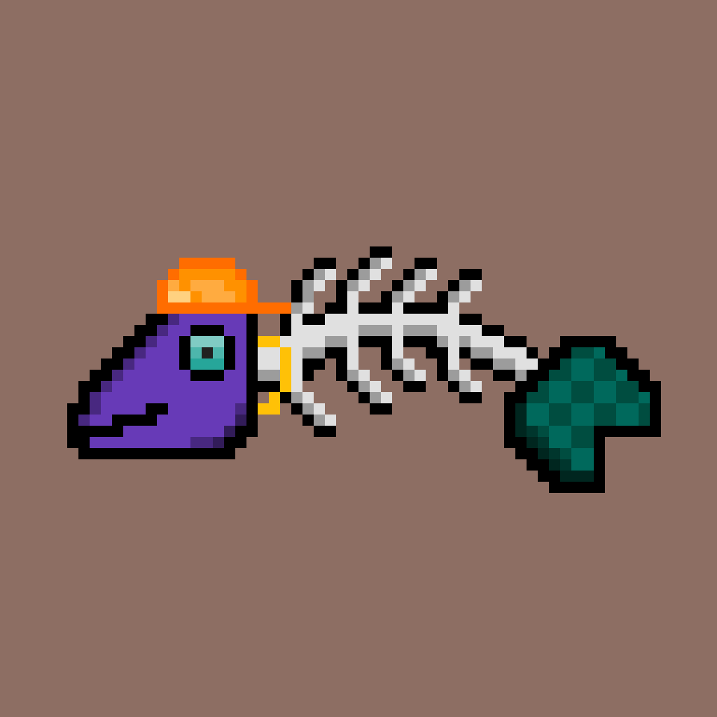 8-Bit BoneFish #265 NFT on Algorand
