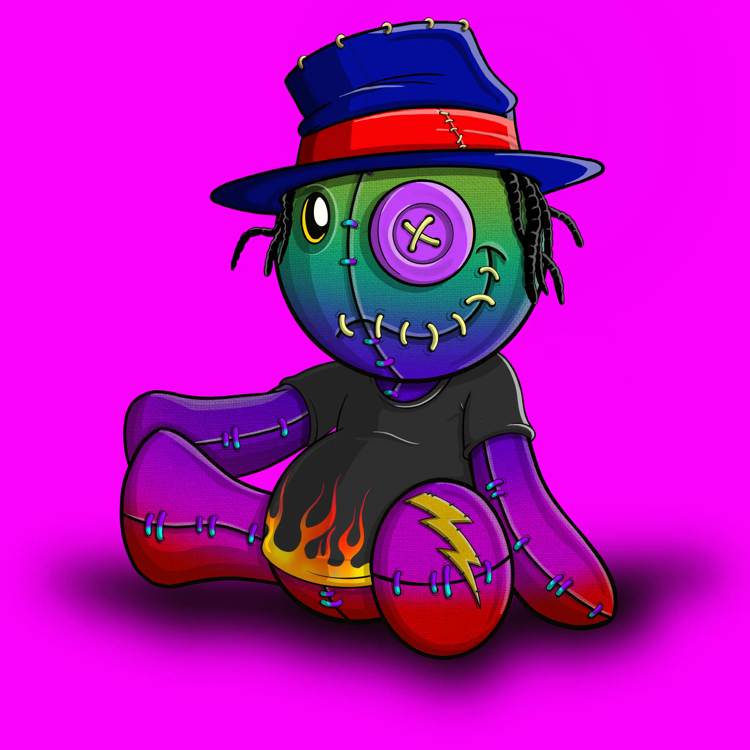 Trippy Stitch #1312 NFT on Algorand