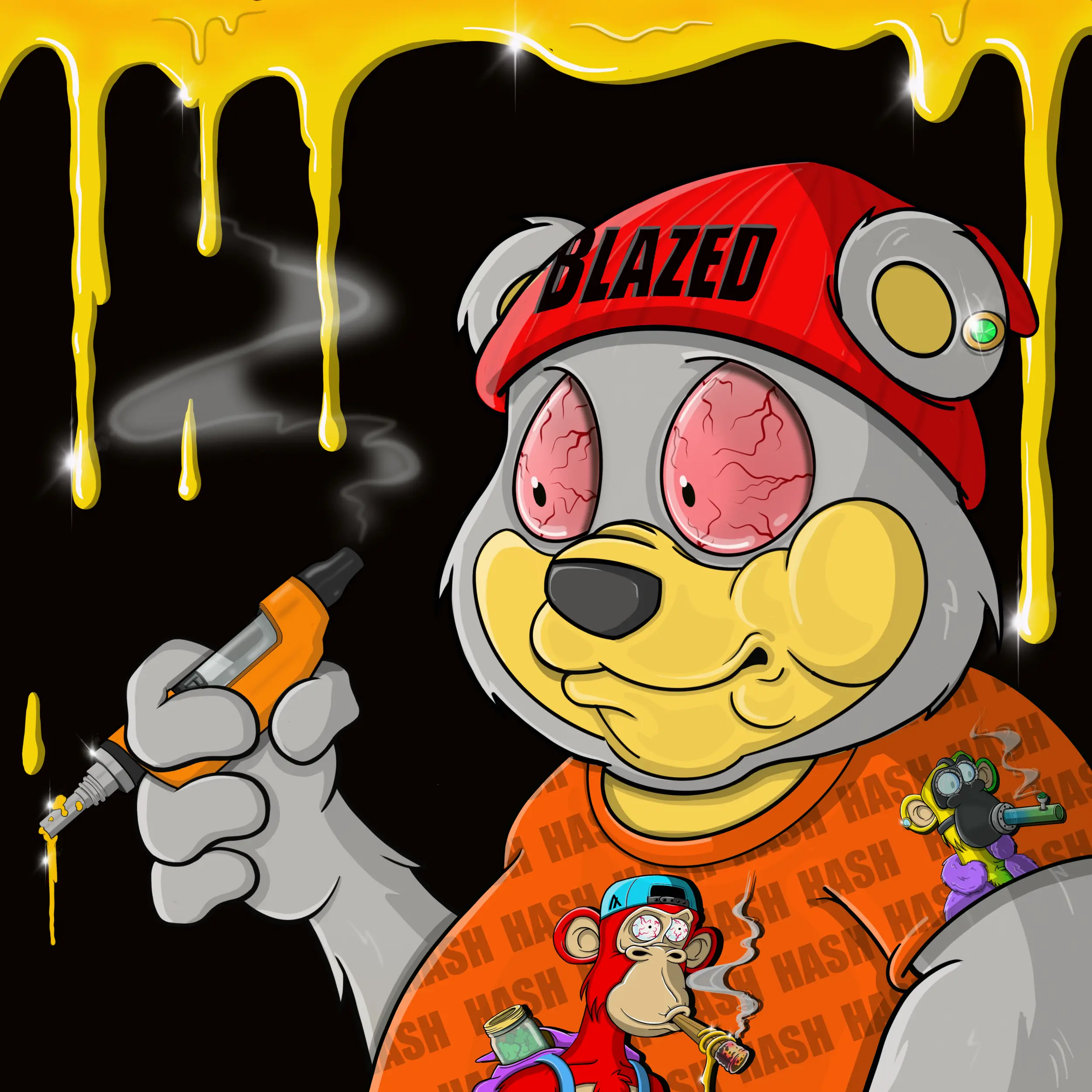 Burnin Bears #1653 NFT on Algorand