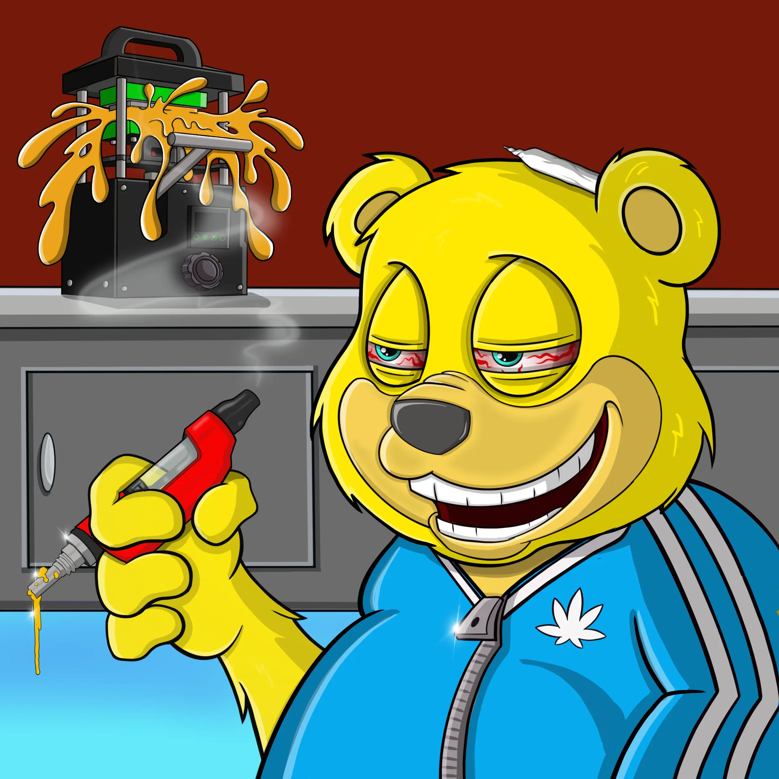 Burnin Bears #1188 NFT on Algorand