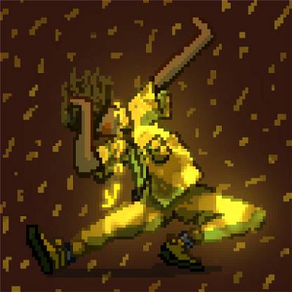 Golden cryp walker #006