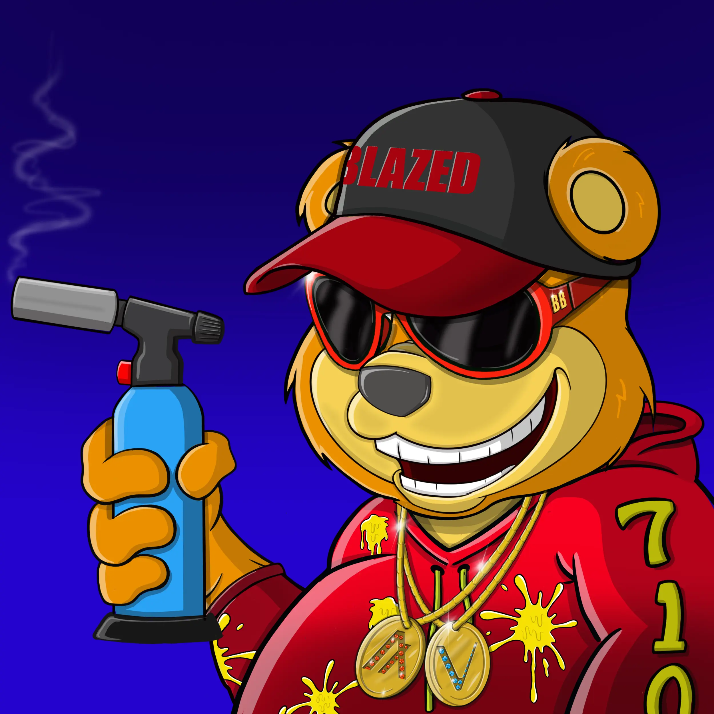 Burnin Bears #322 NFT on Algorand