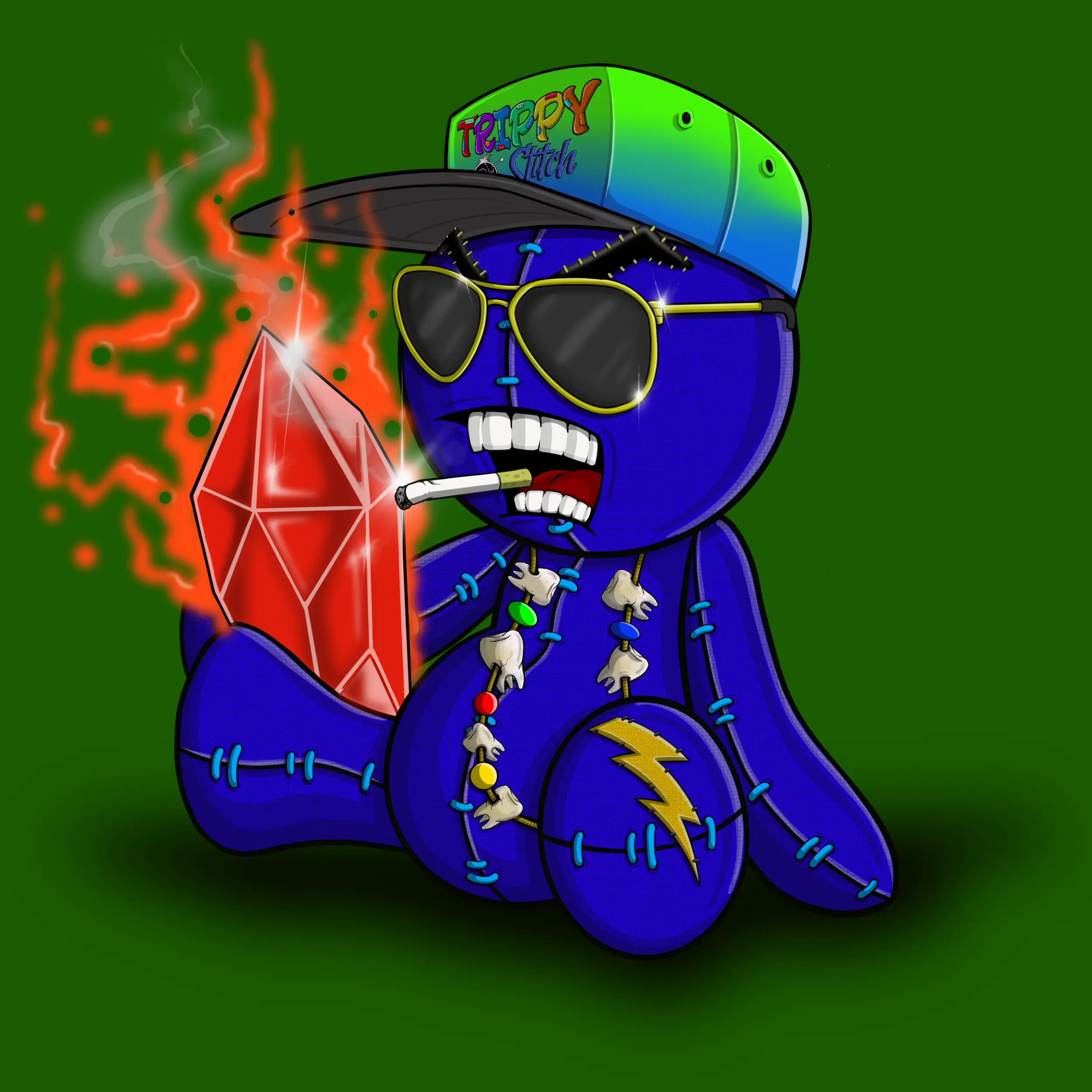 Trippy Stitch #180 NFT on Algorand