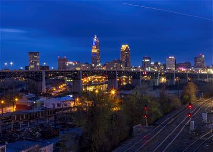 Cleveland Cityscape at Night