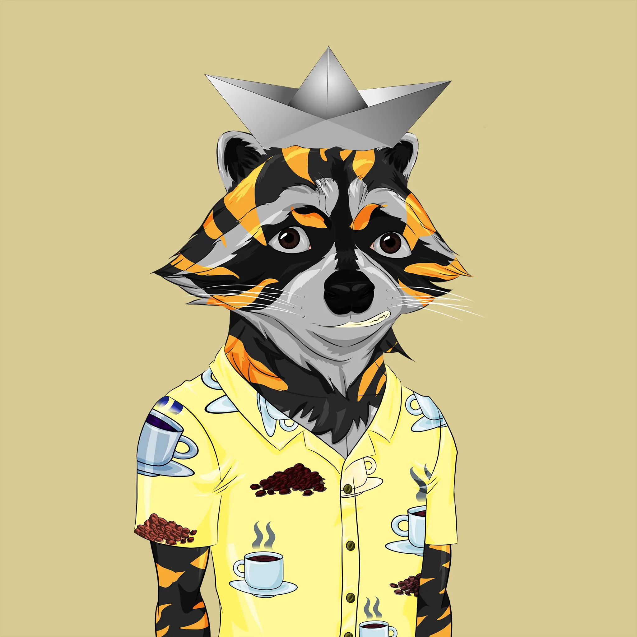 AlgoRaccoon #915 NFT on Algorand