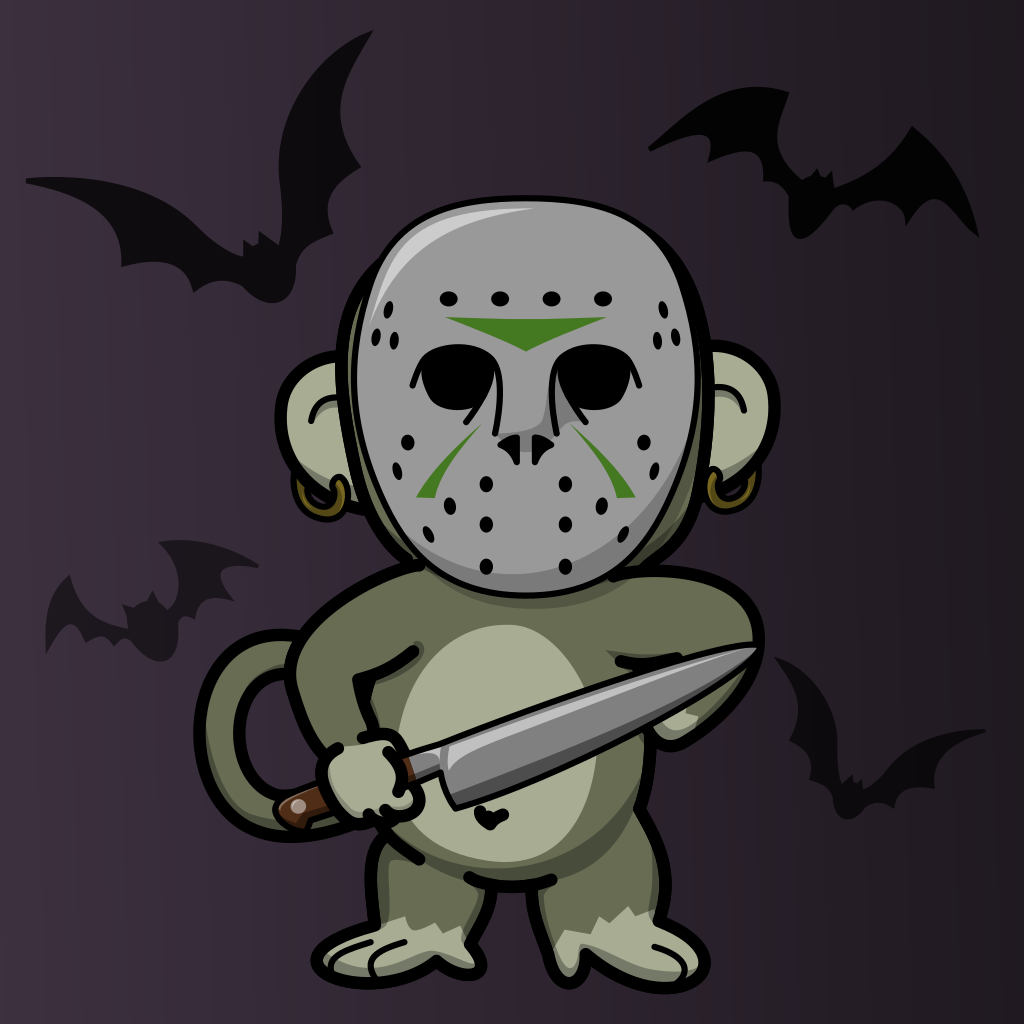 Evil Space Monkey #109 NFT on Algorand