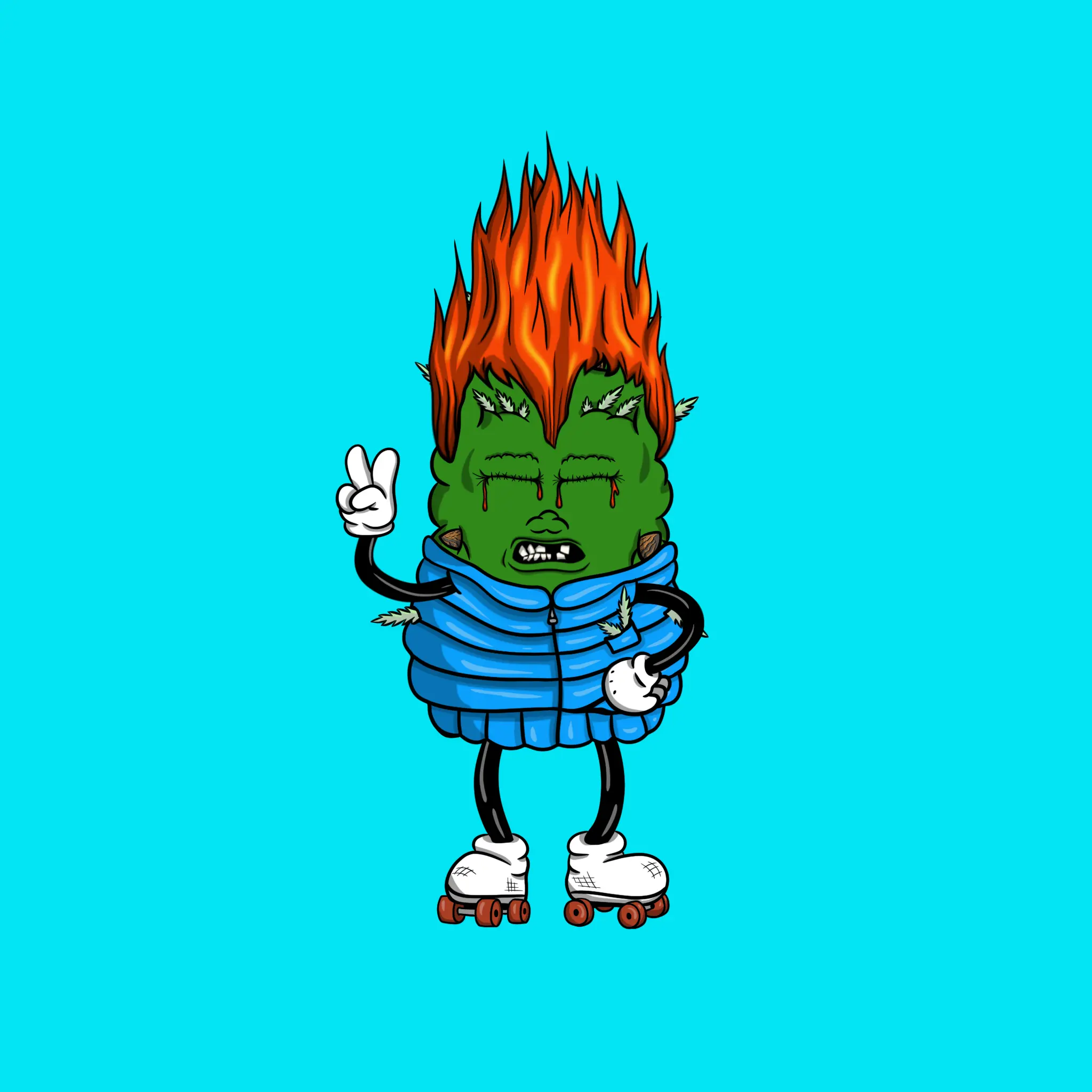 Blazing Budz #594 NFT on Algorand