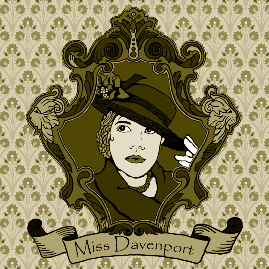 #6 - Miss Davenport - Victorians NFT on Algorand