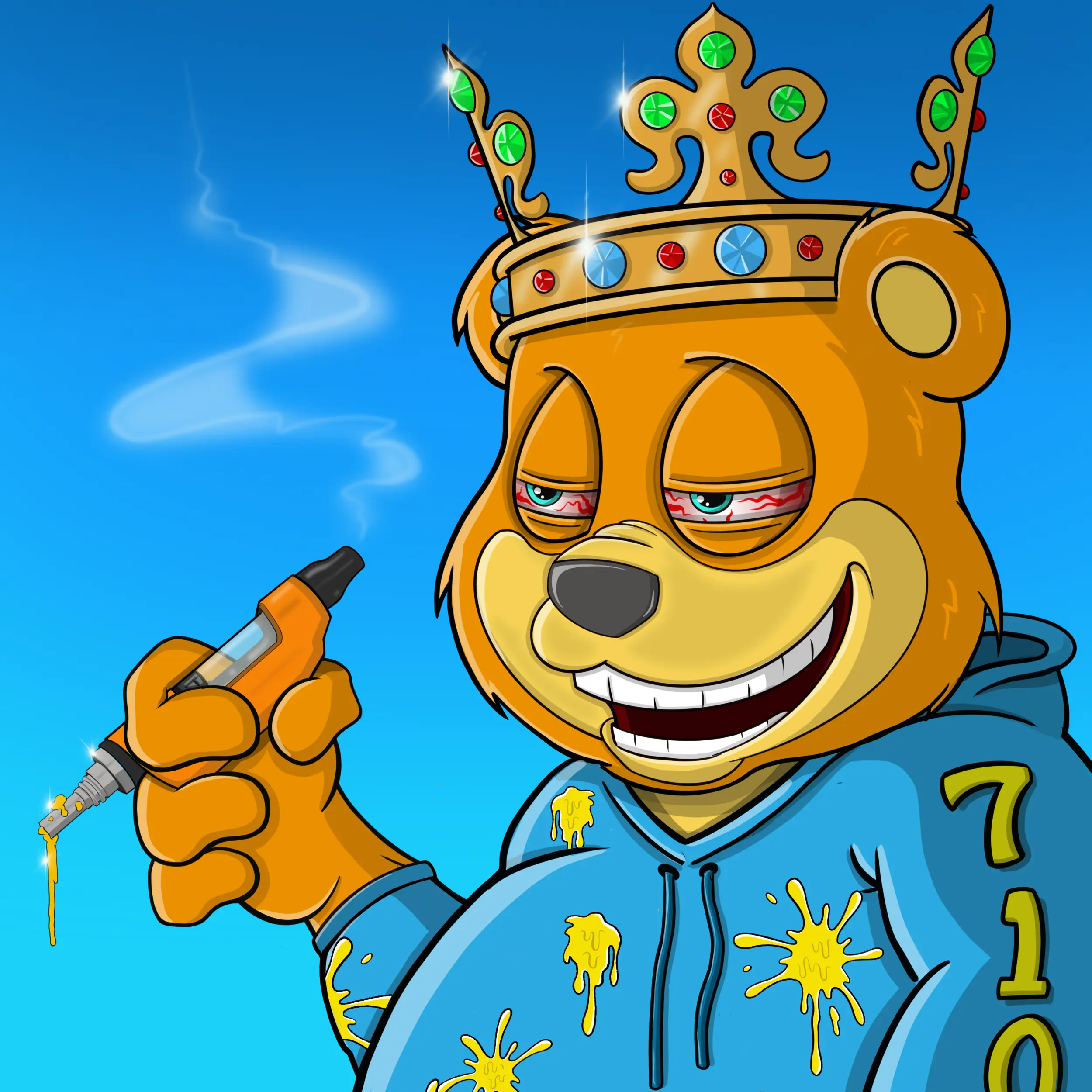 Burnin Bears #283 NFT on Algorand