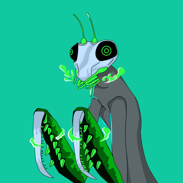 Mystical Mantis #40 NFT on Algorand