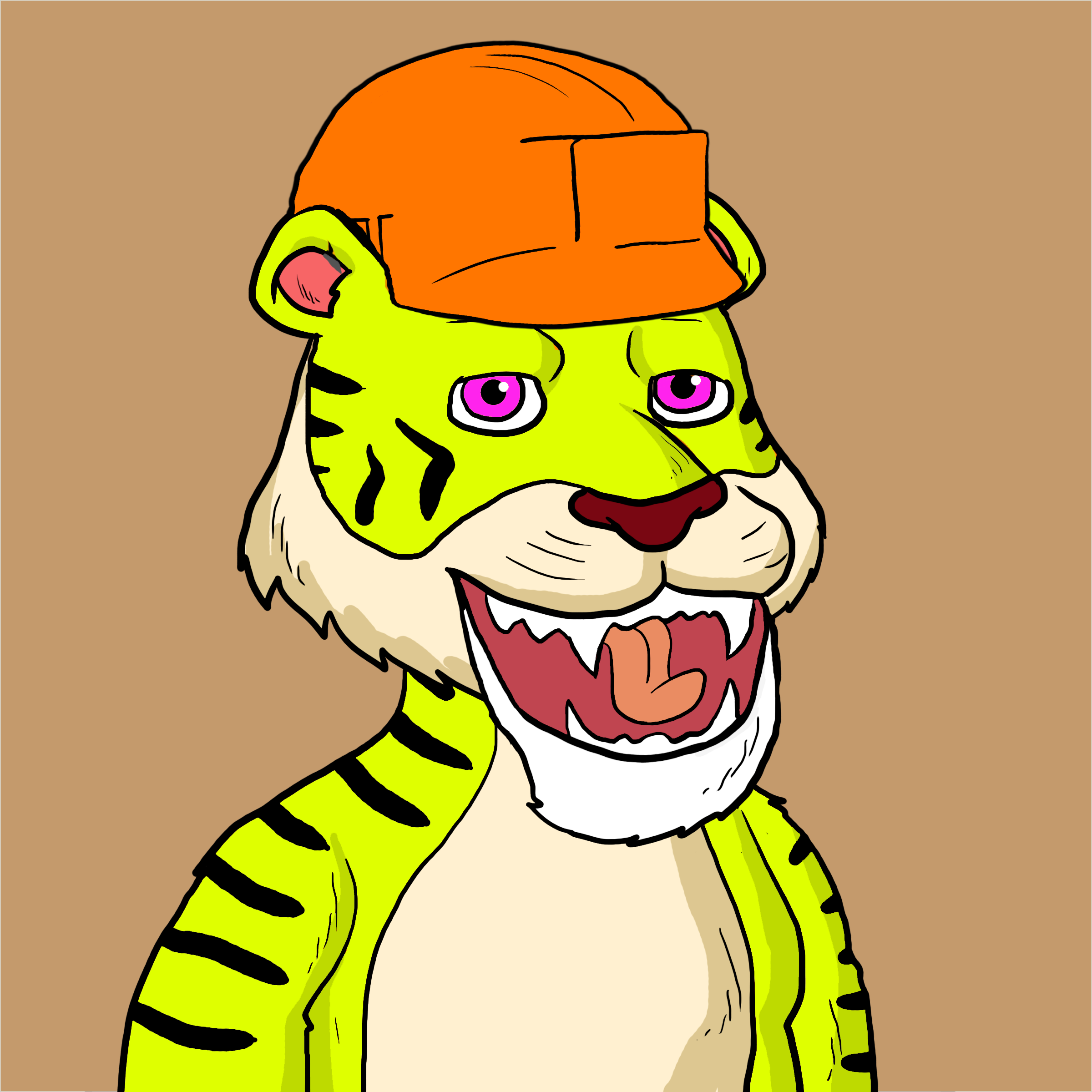 Timid Tiger #067 NFT on Algorand
