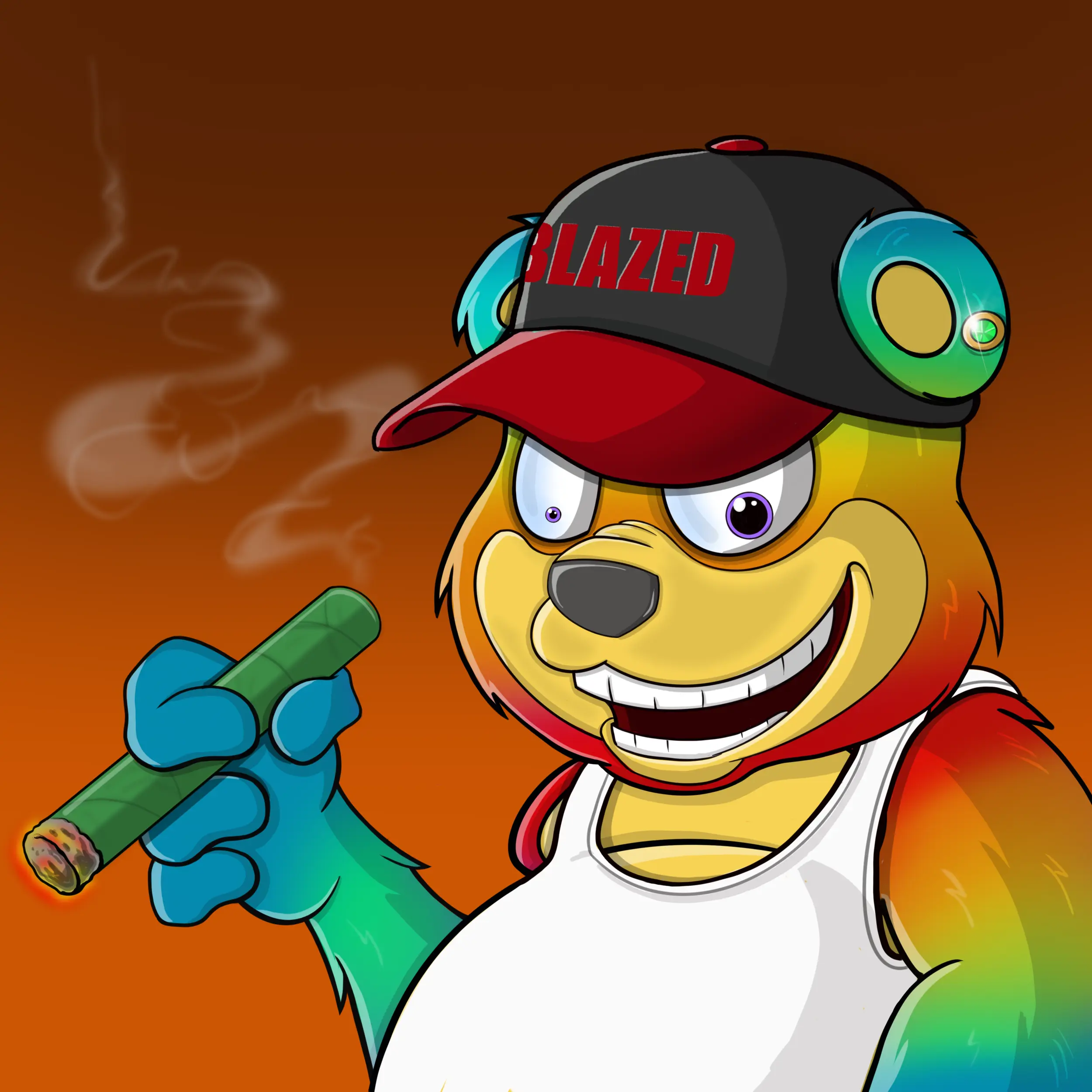 Burnin Bears #1729 NFT on Algorand