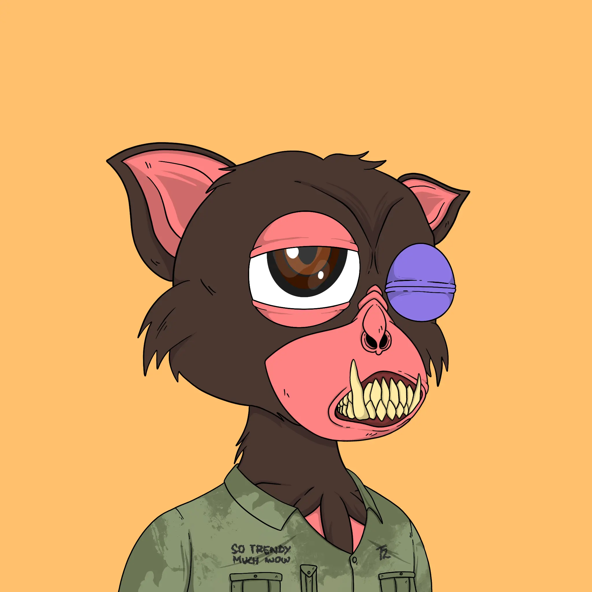 Trendy Tarsier #1987 NFT on Algorand