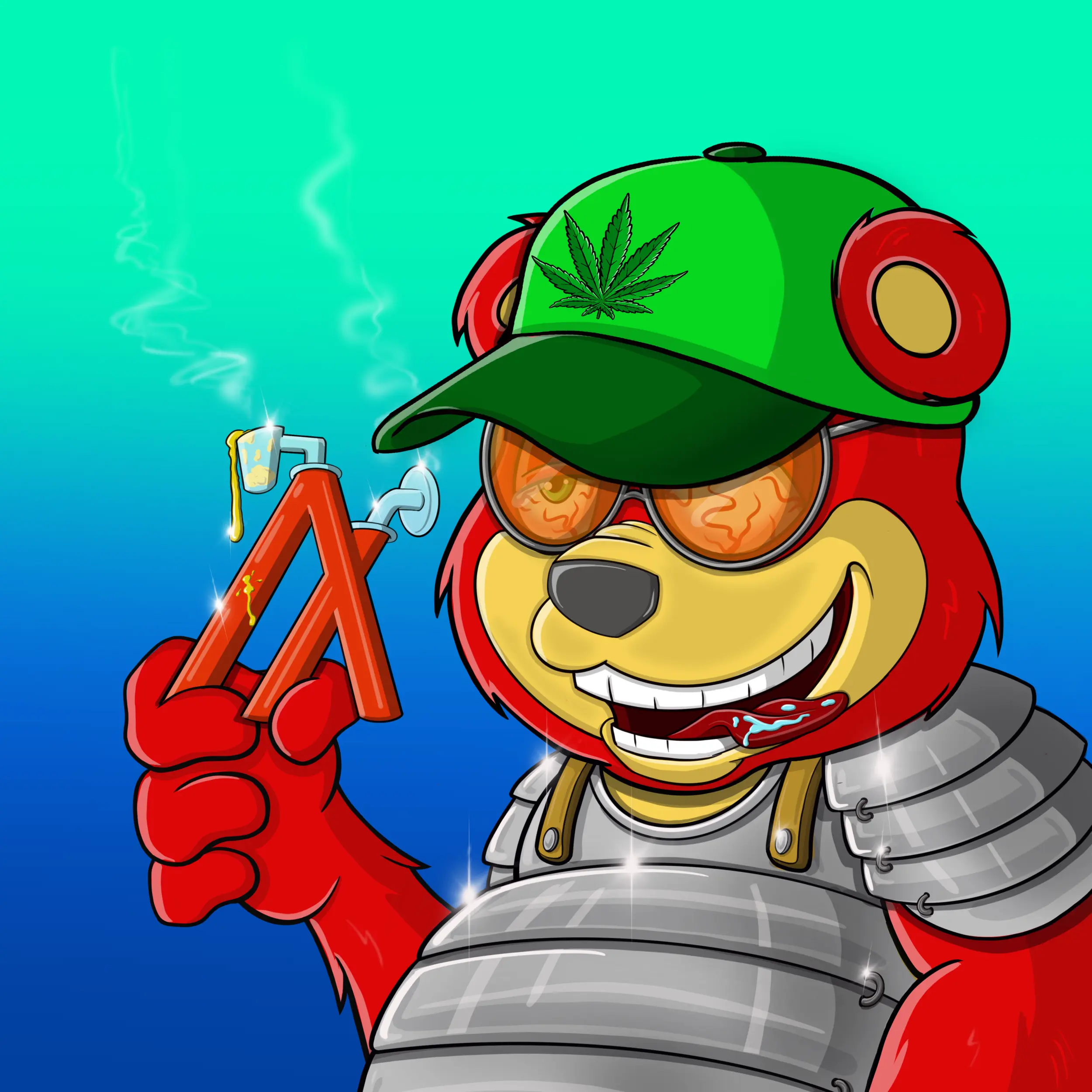 Burnin Bears #1721 NFT on Algorand