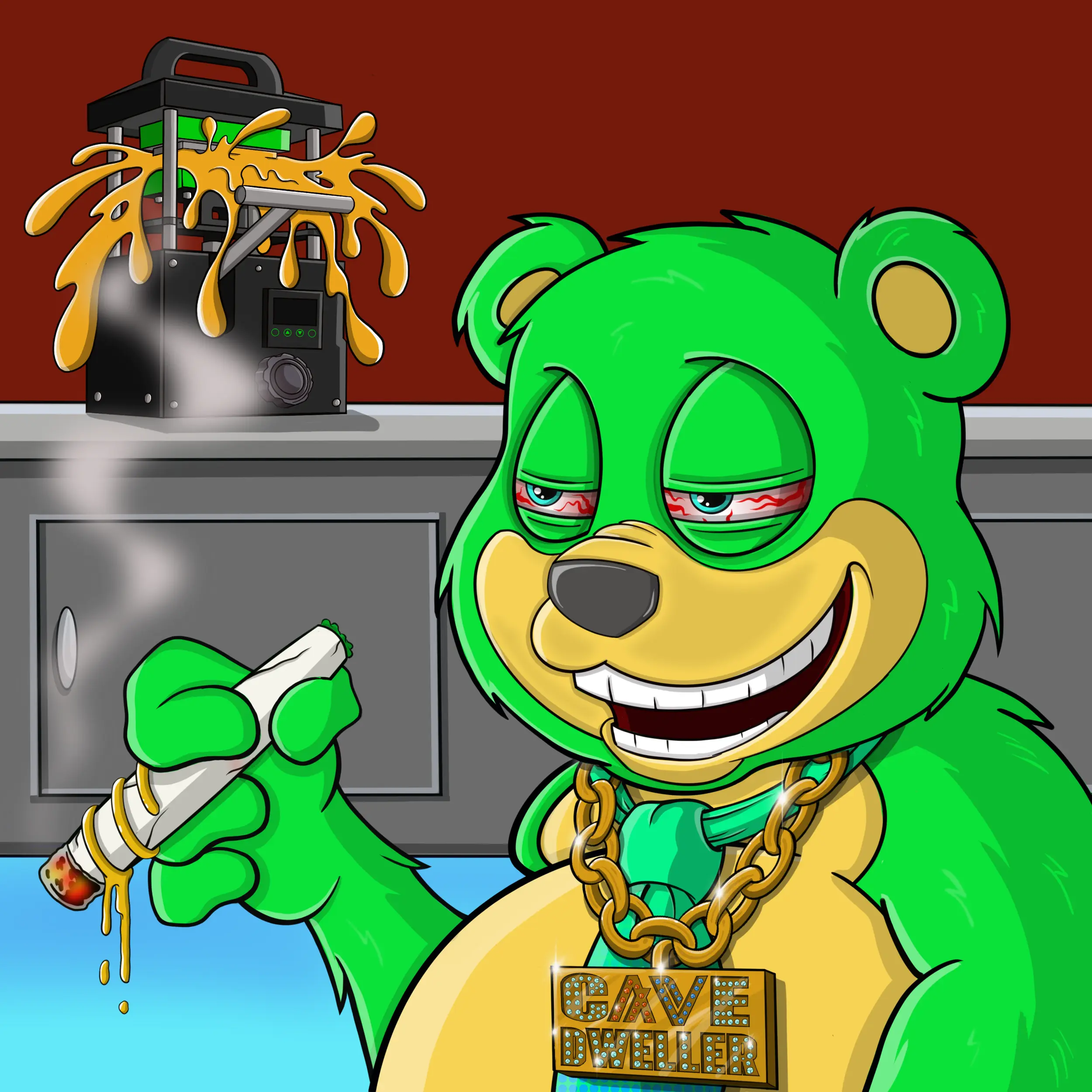 Burnin Bears #809 NFT on Algorand