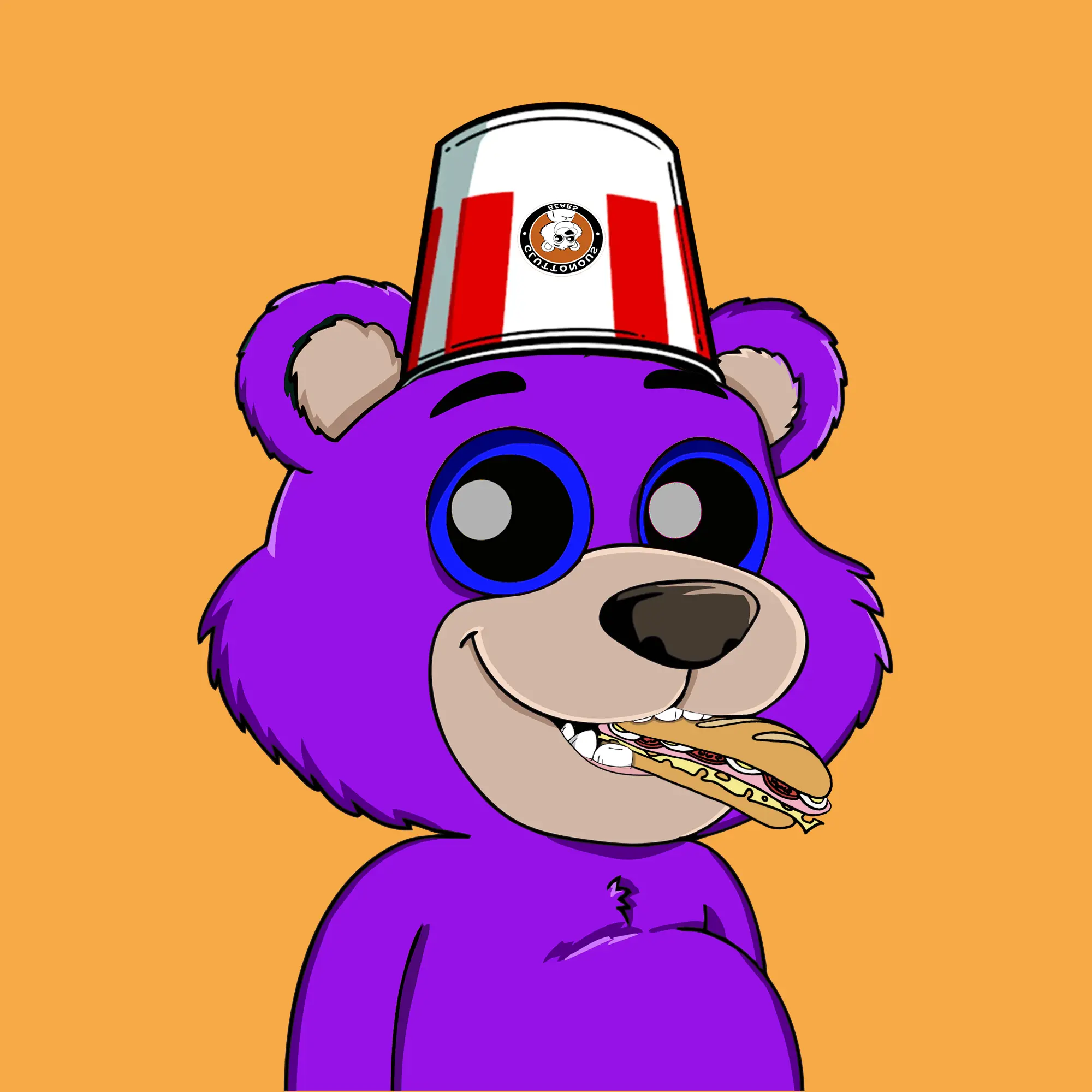 Gluttonous Bears #189 NFT on Algorand