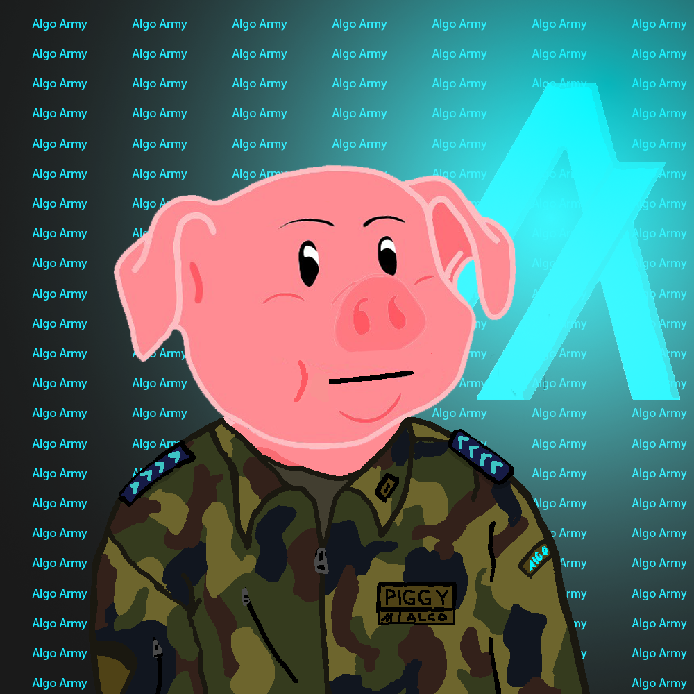 Army Piggy NFT on Algorand