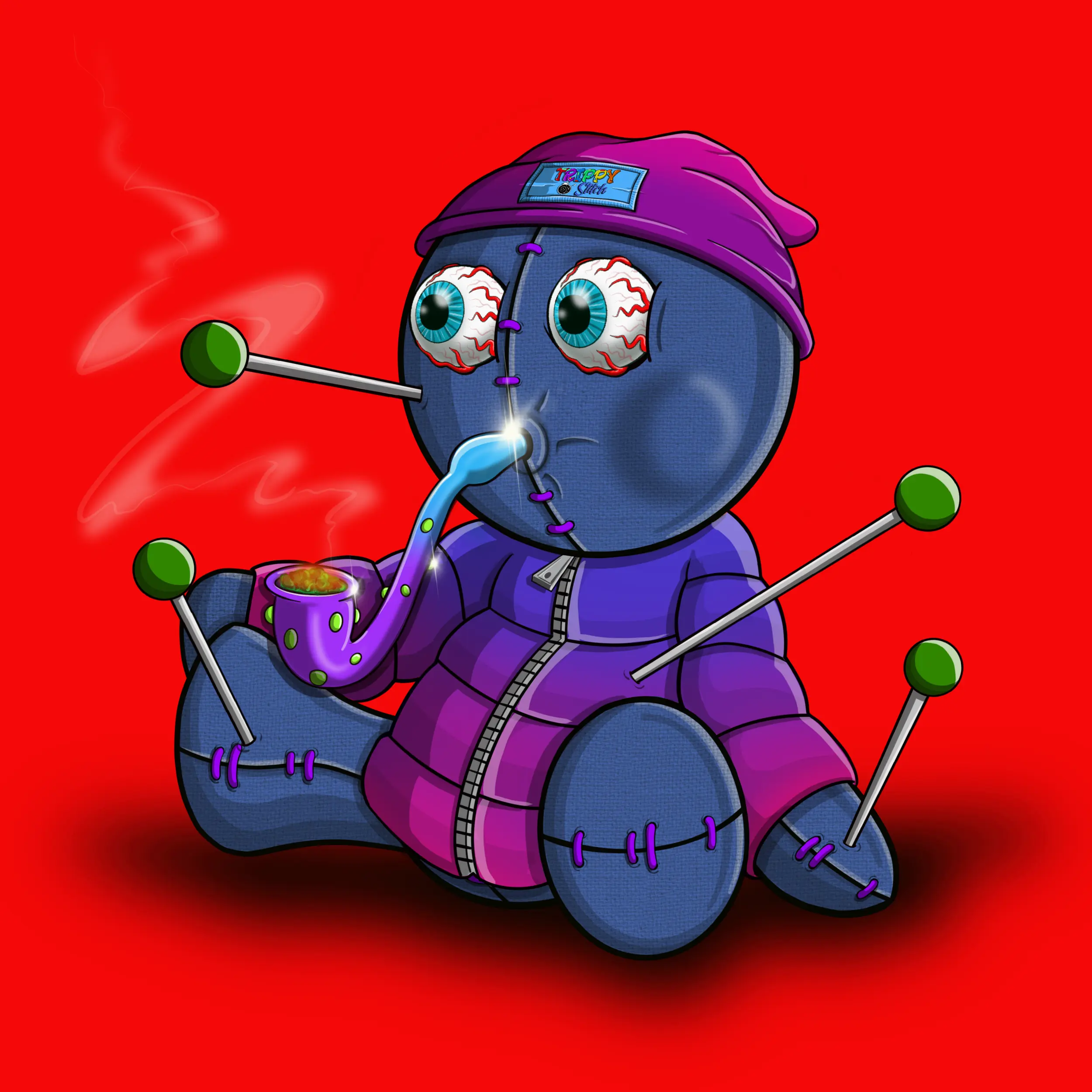 Trippy Stitch #840 NFT on Algorand