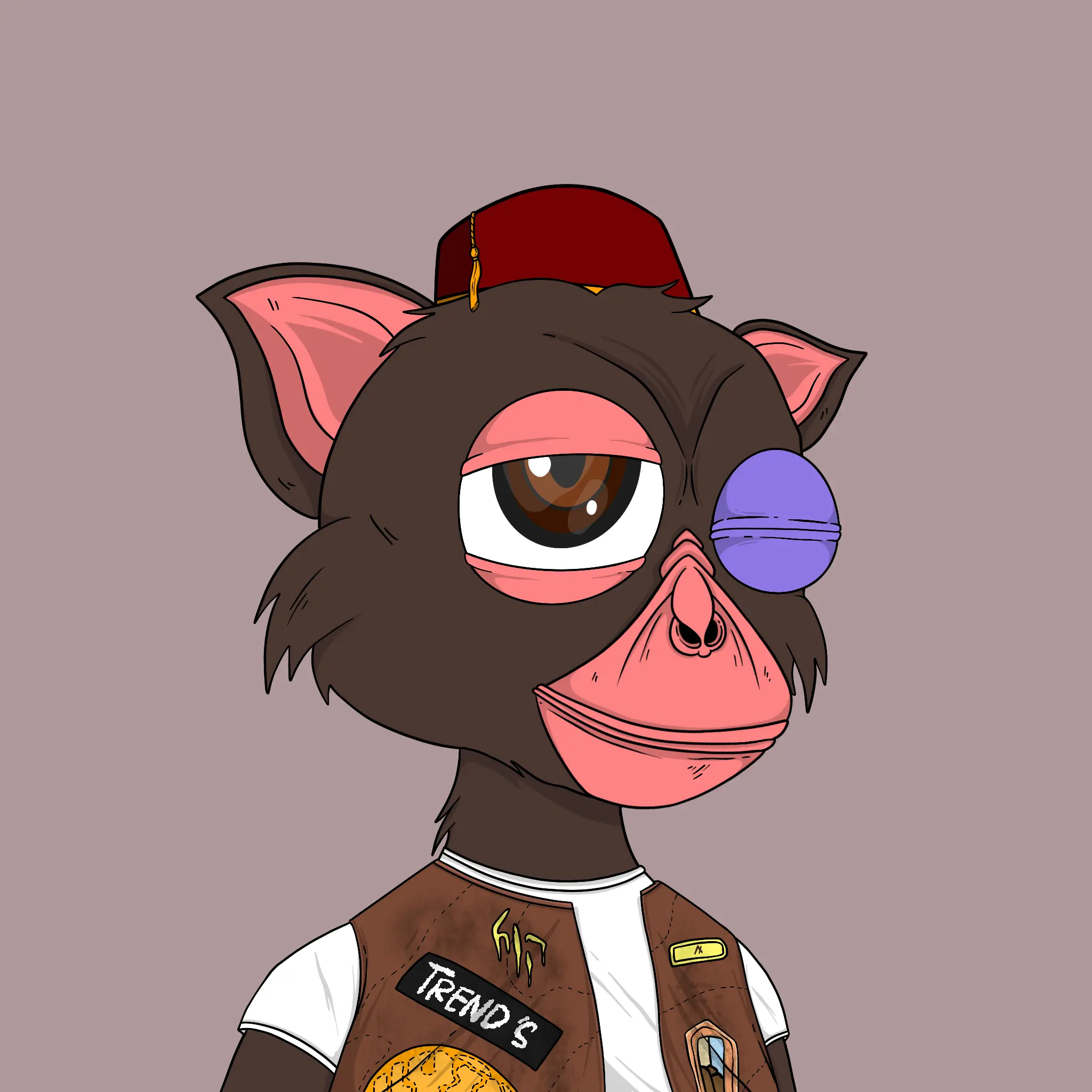 Trendy Tarsier #244 NFT on Algorand