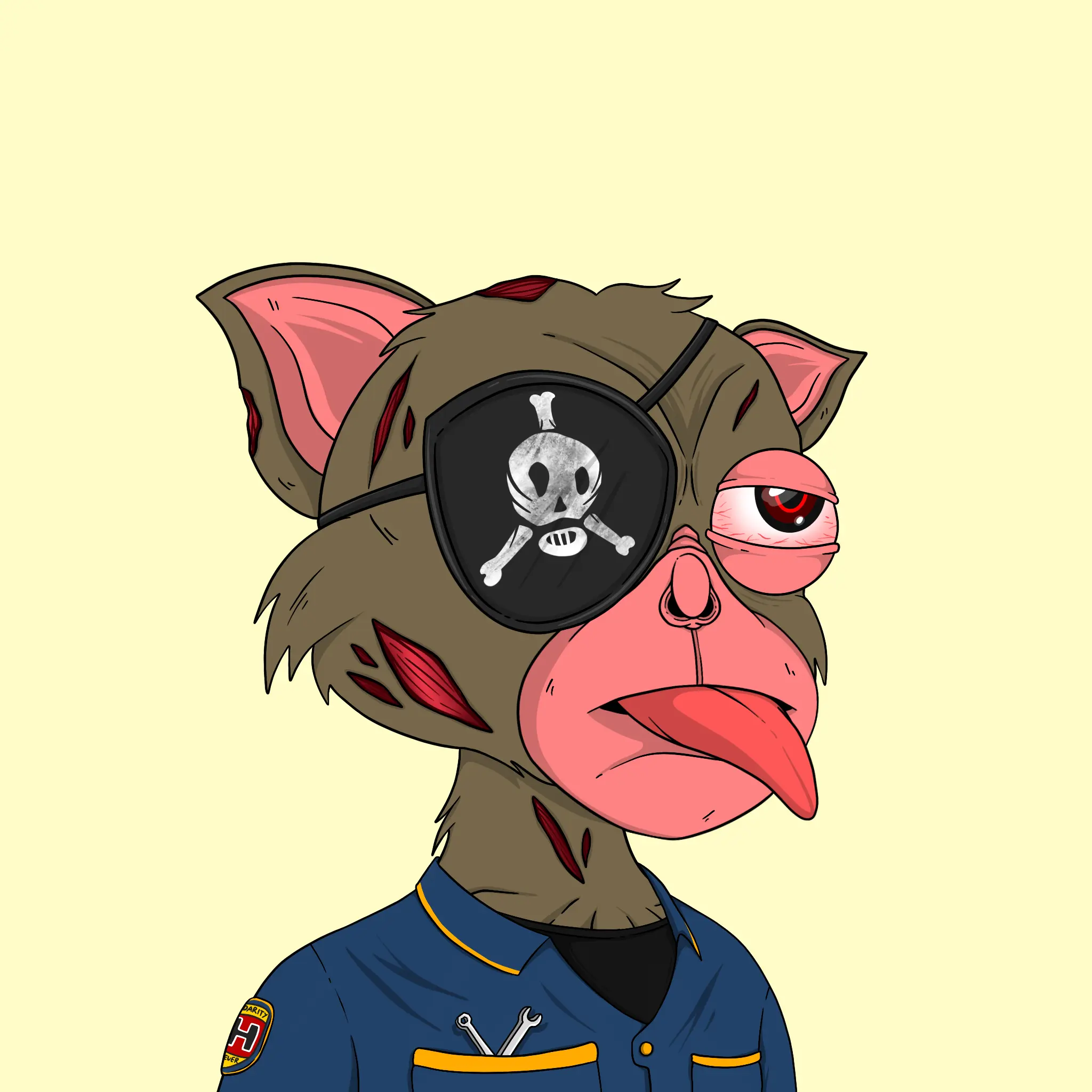Trendy Tarsier #2826 NFT on Algorand