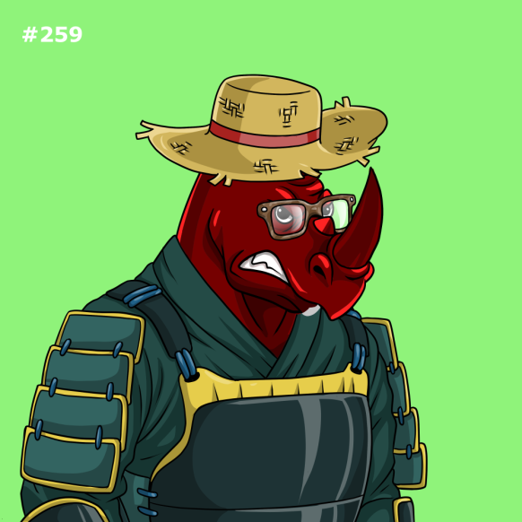 Rowdy Rhino #259 NFT on Algorand