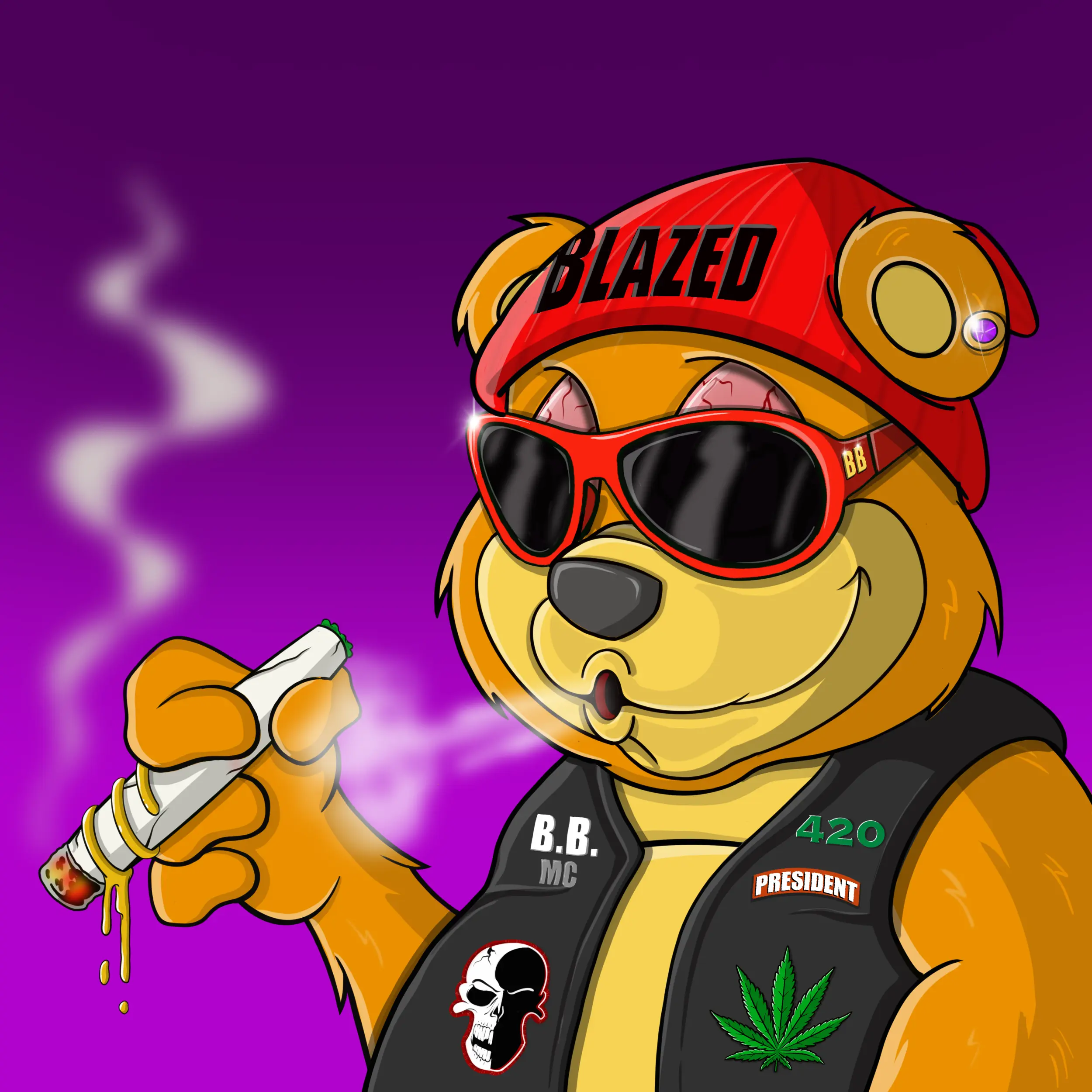 Burnin Bears #387 NFT on Algorand