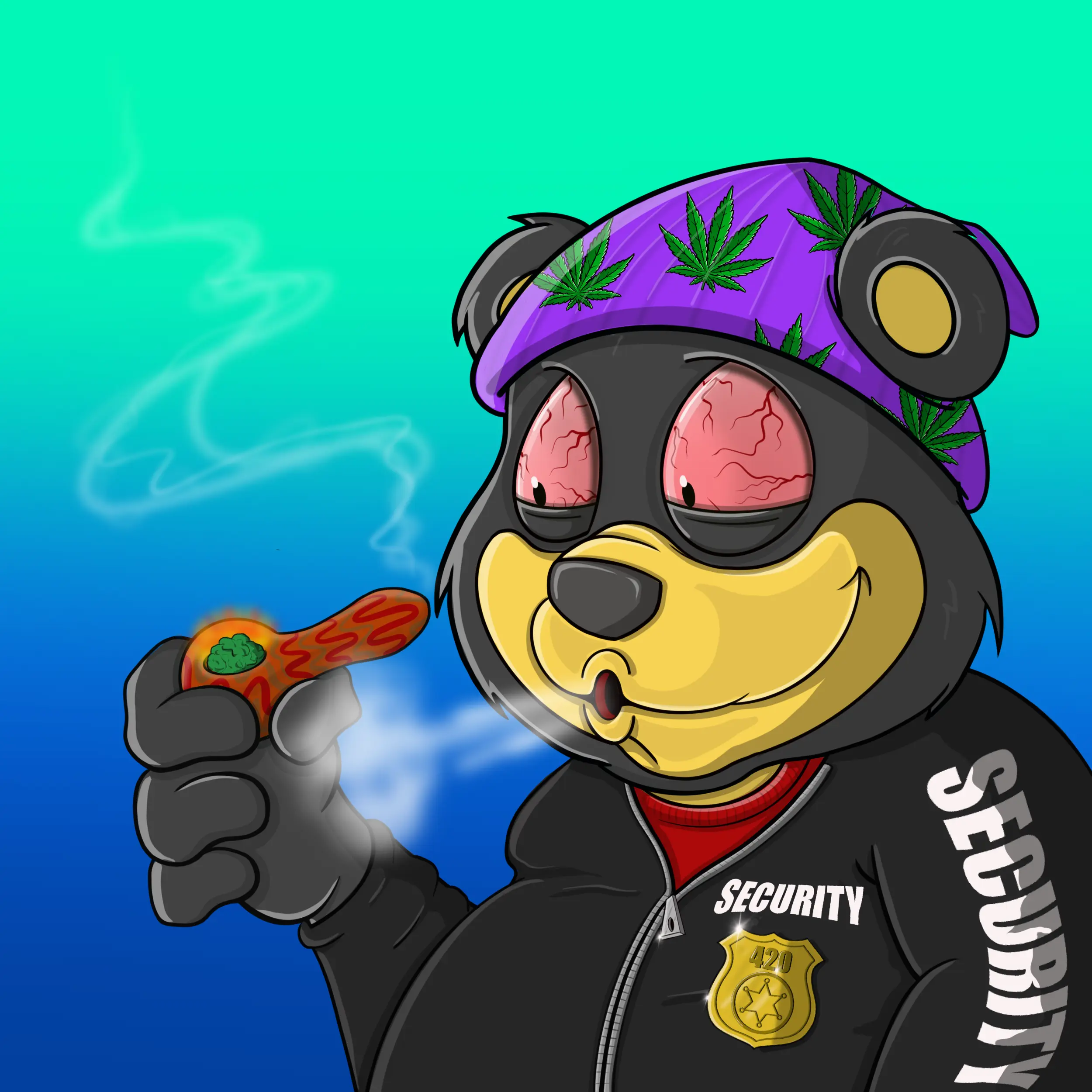 Burnin Bears #467 NFT on Algorand