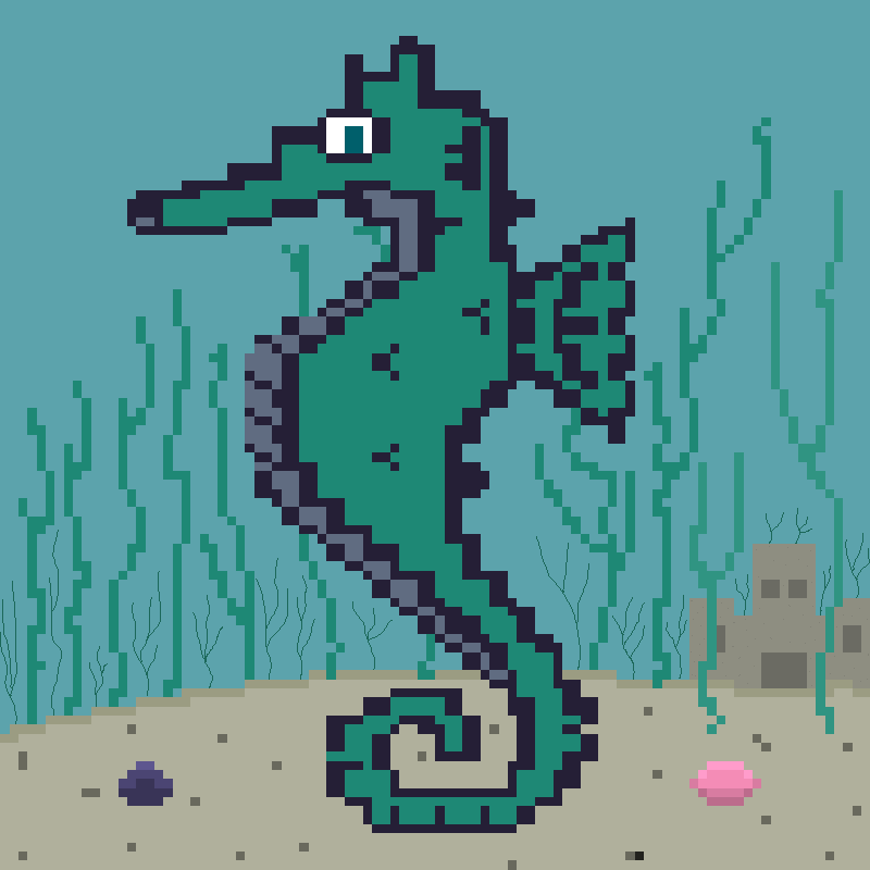 Algo Seahorse #257 NFT on Algorand