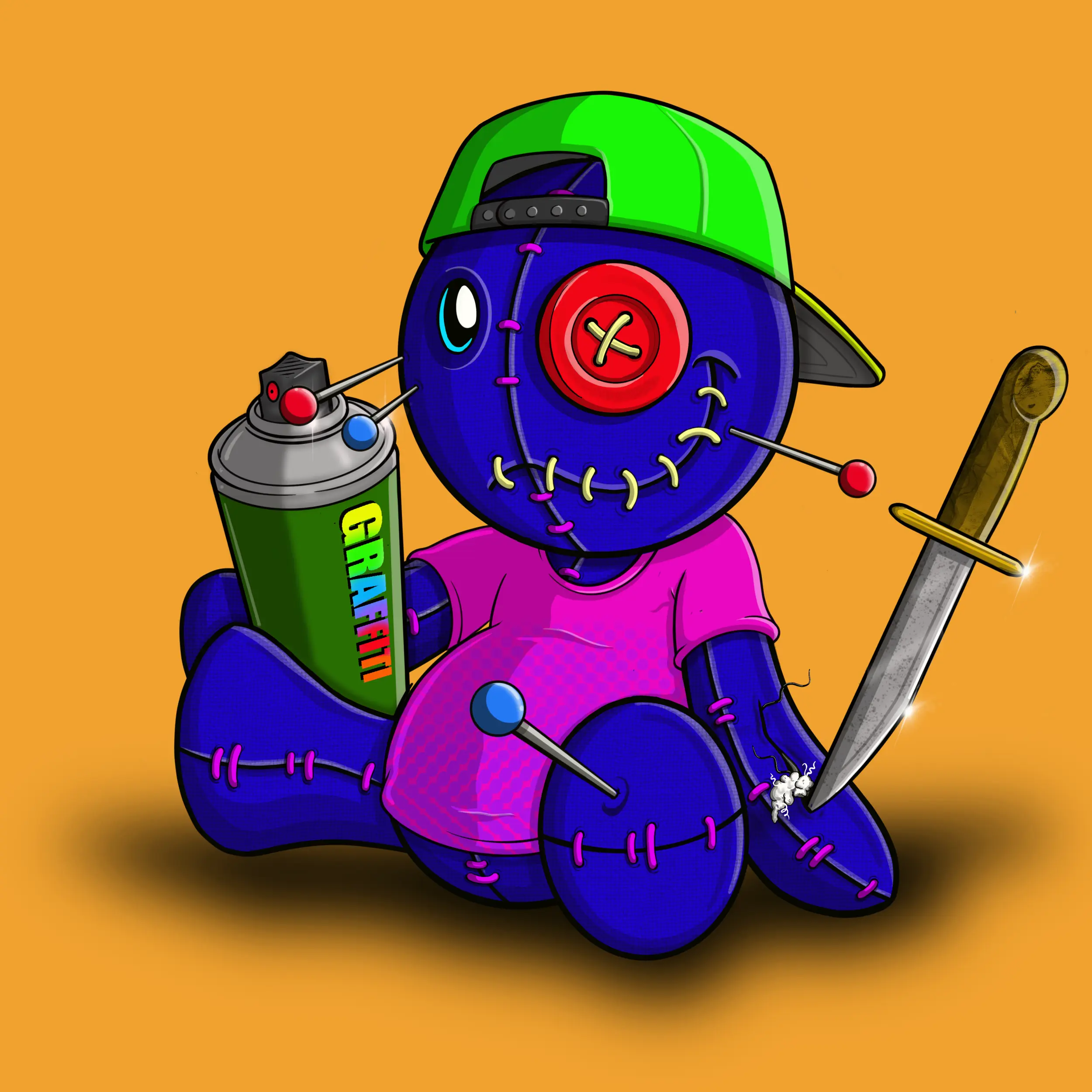 Trippy Stitch #1308 NFT on Algorand