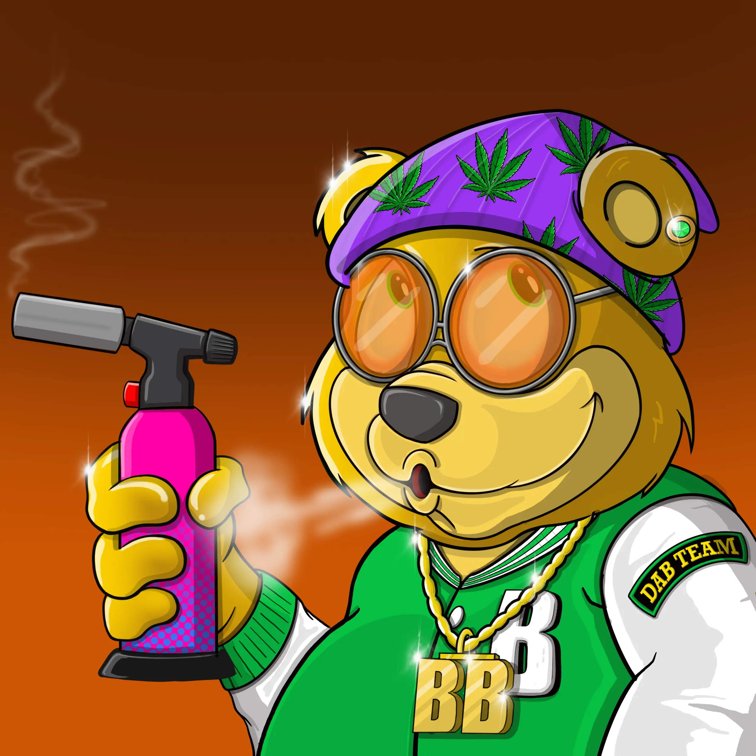 Burnin Bears #1717 NFT on Algorand