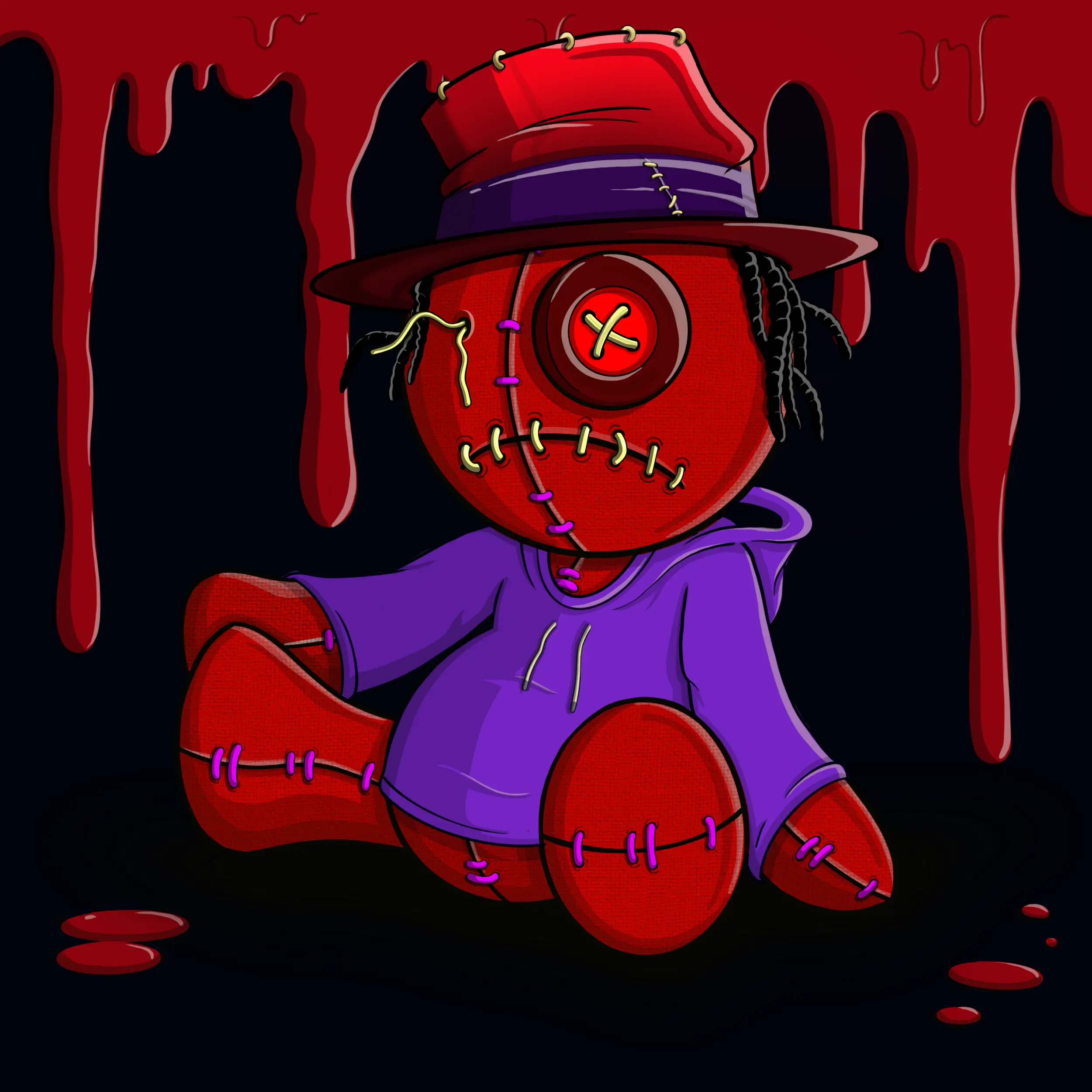 Trippy Stitch #1134 NFT on Algorand