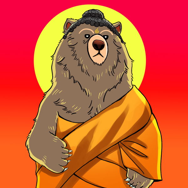 An image of (#015) Beary the Buddha