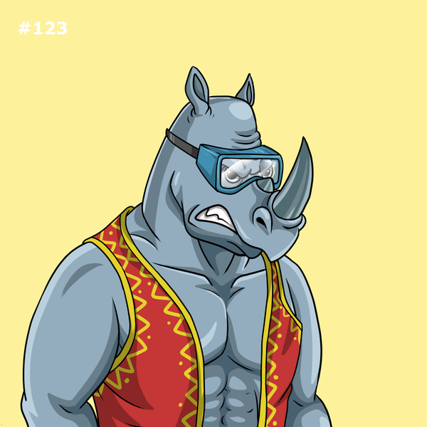 An image of Rowdy Rhino #123