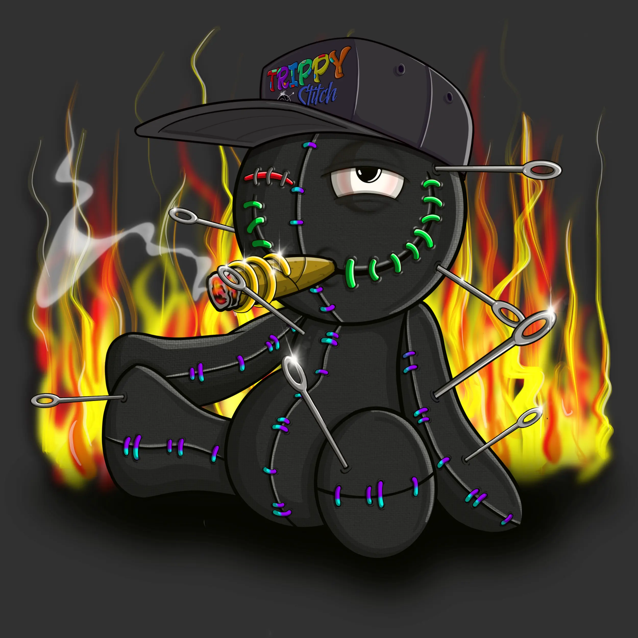 Trippy Stitch #543 NFT on Algorand