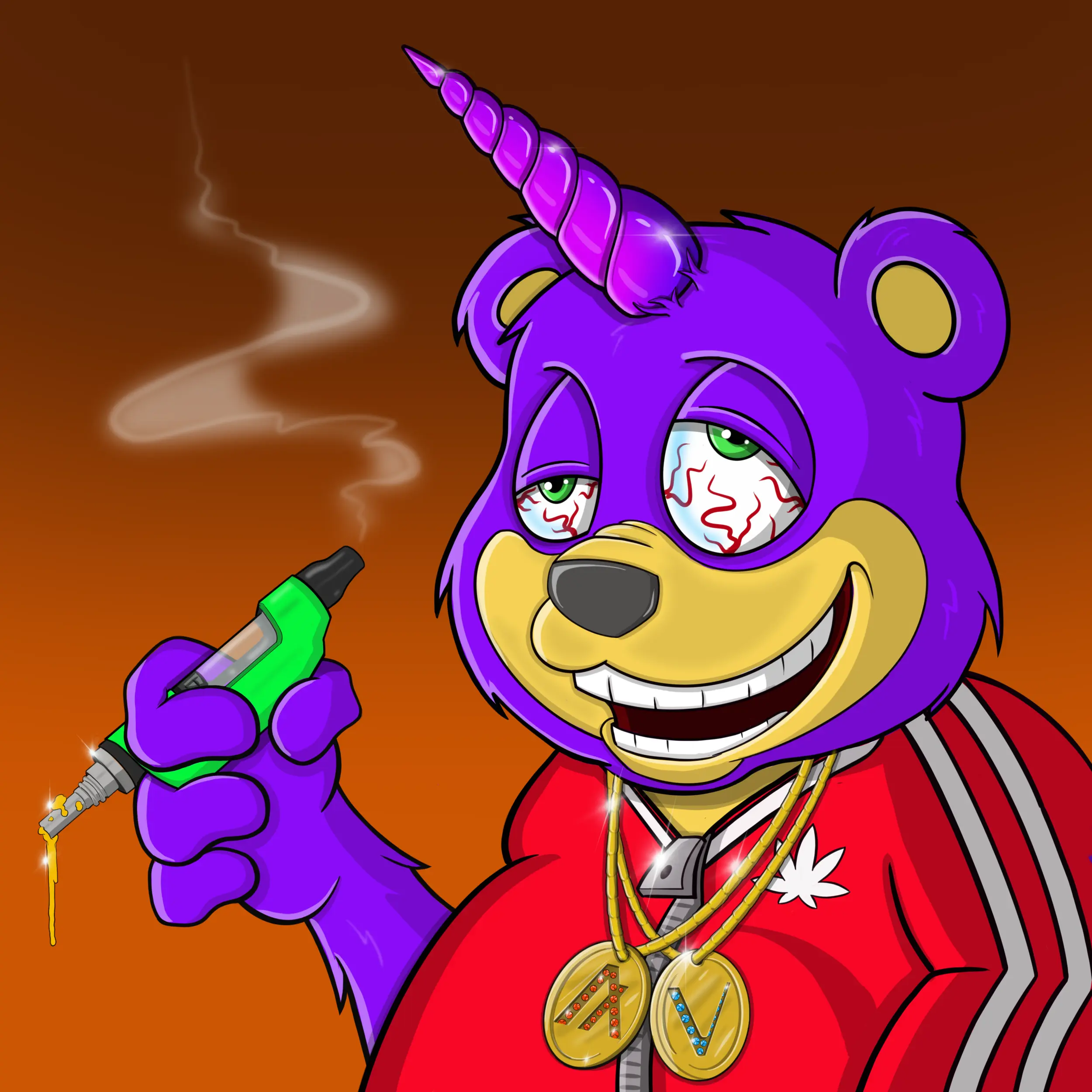Burnin Bears #1495 NFT on Algorand