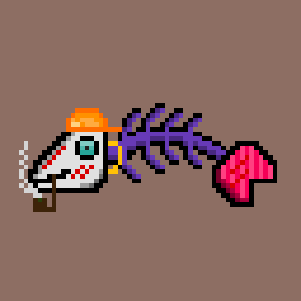 8-Bit BoneFish #241 NFT on Algorand