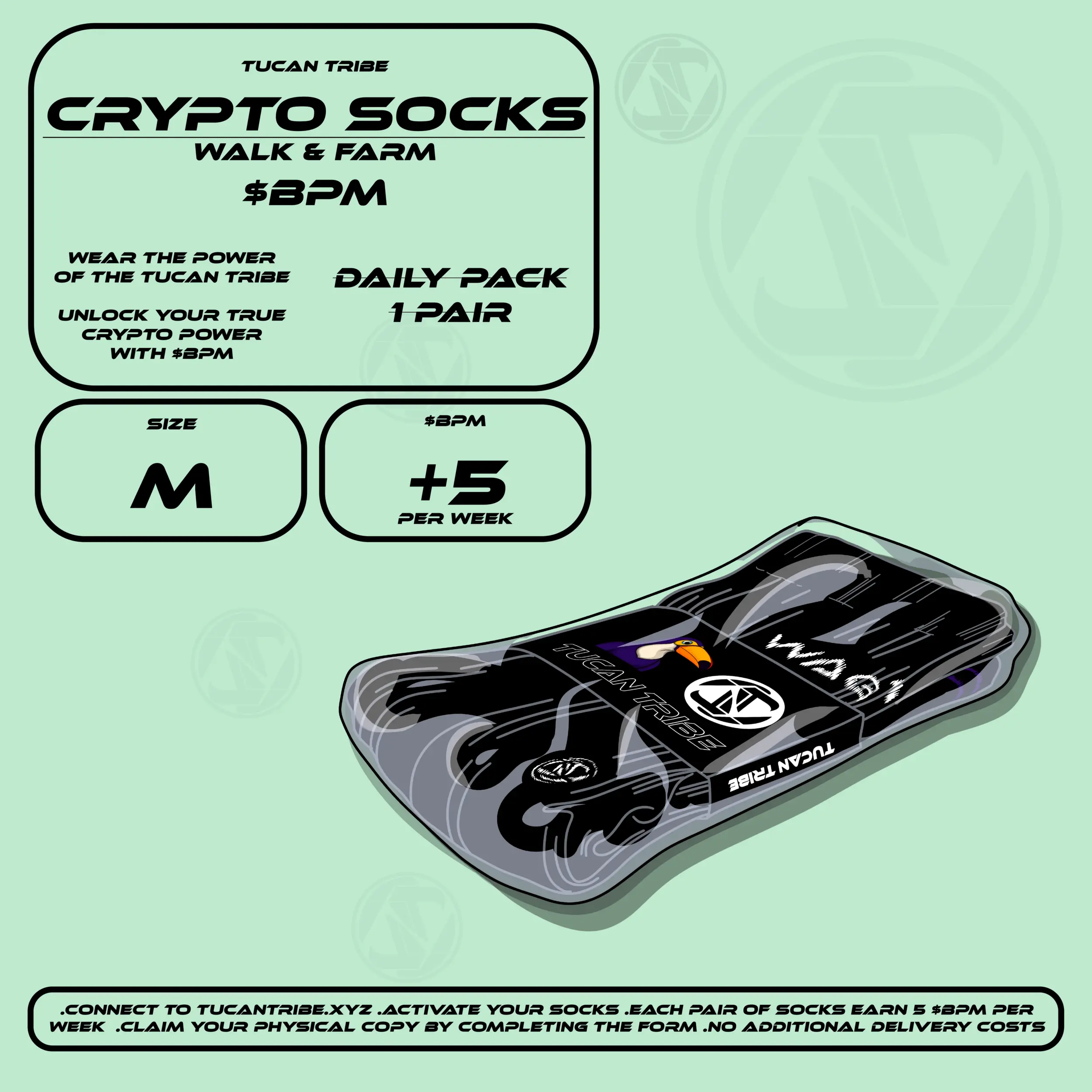 Tucan Tribe Crypto Socks #57 NFT on Algorand