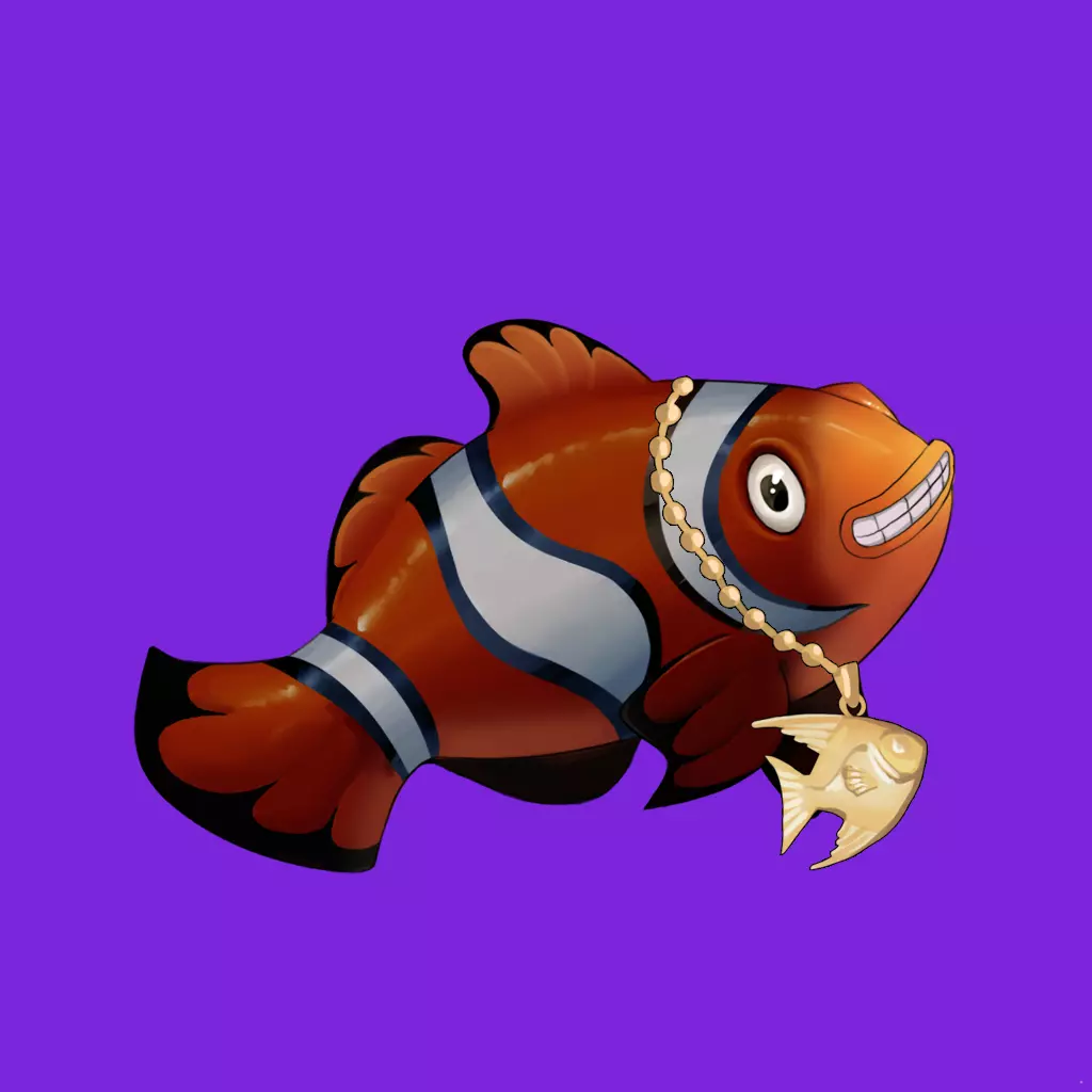 Clown Fish #370 NFT on Algorand