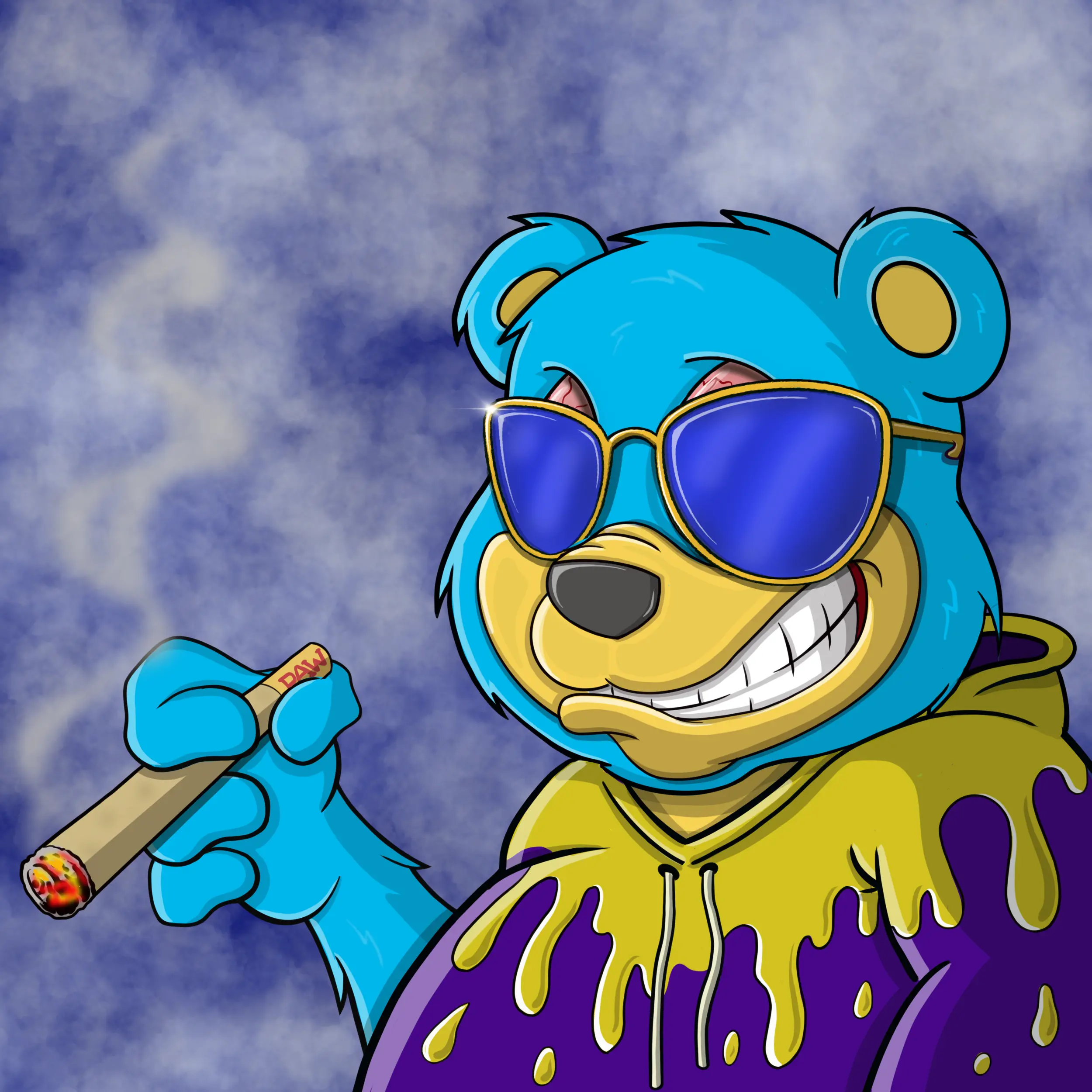 Burnin Bears #1381 NFT on Algorand