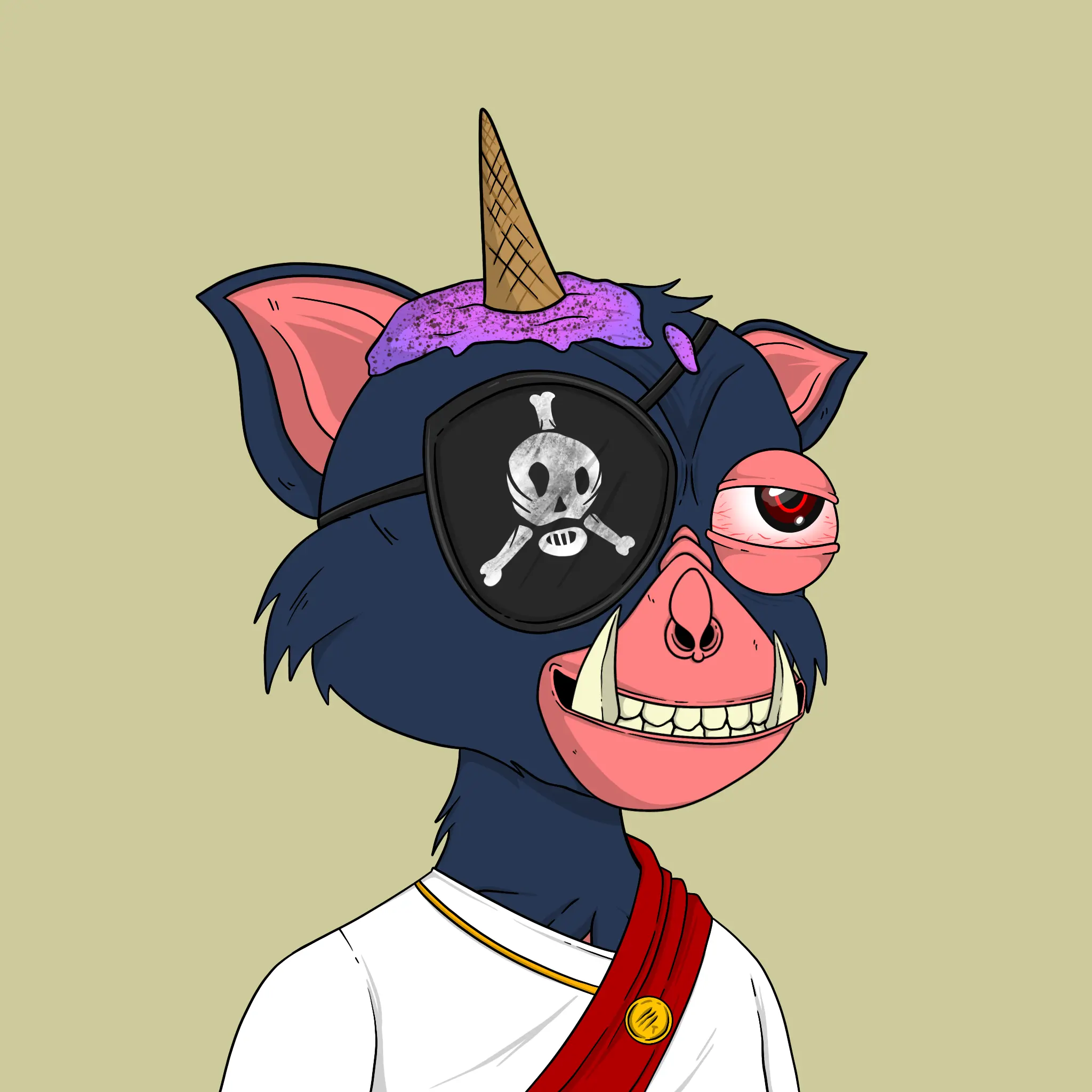 Trendy Tarsier #1117 NFT on Algorand