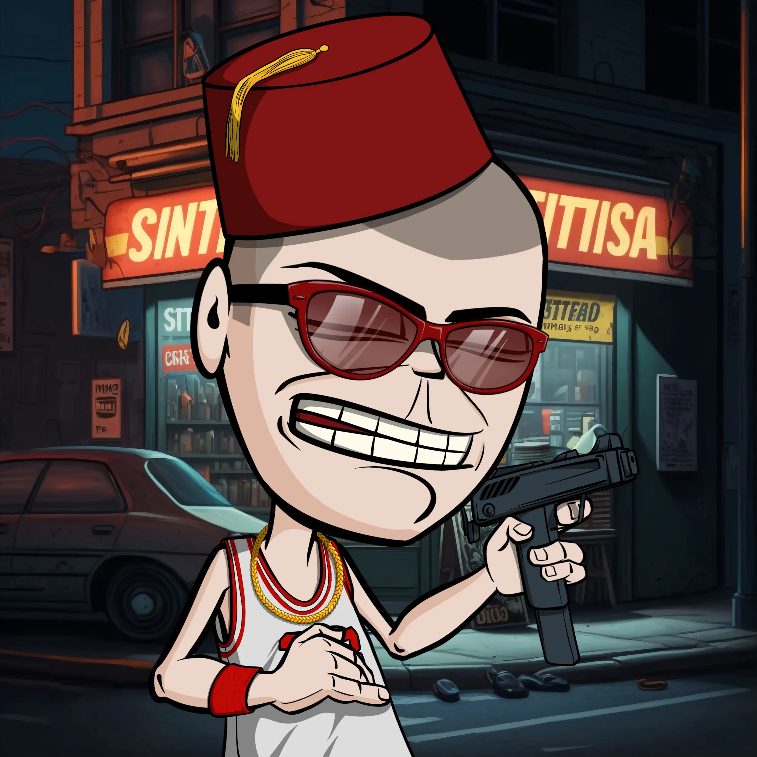 CoolCockGangs #129 NFT on Algorand