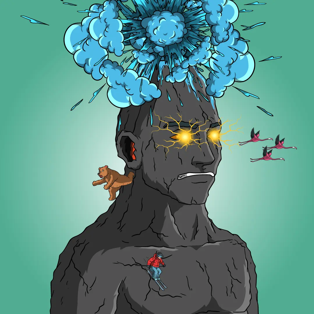 Volcano Boyz #1376 NFT on Algorand