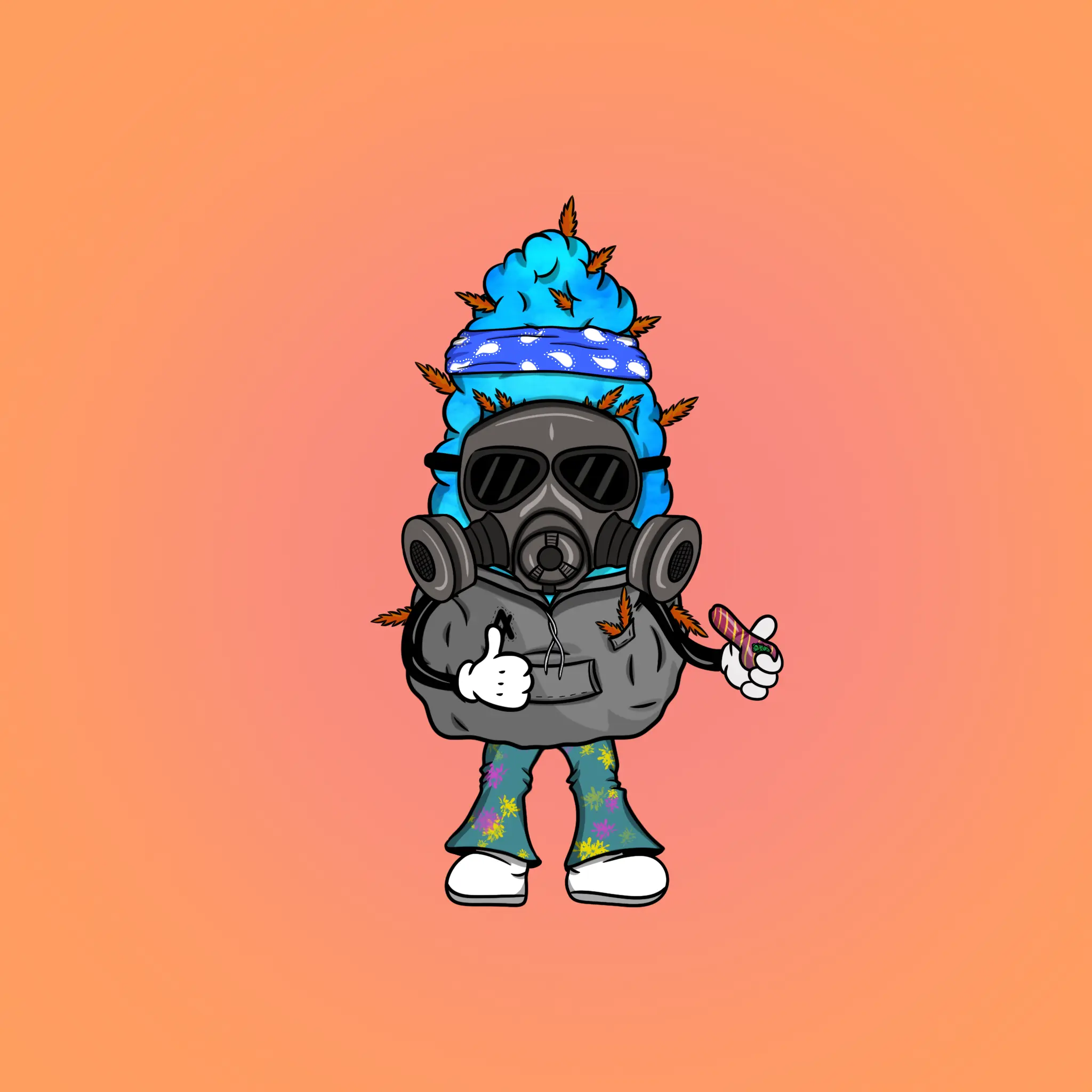 Blazing Budz #210 NFT on Algorand