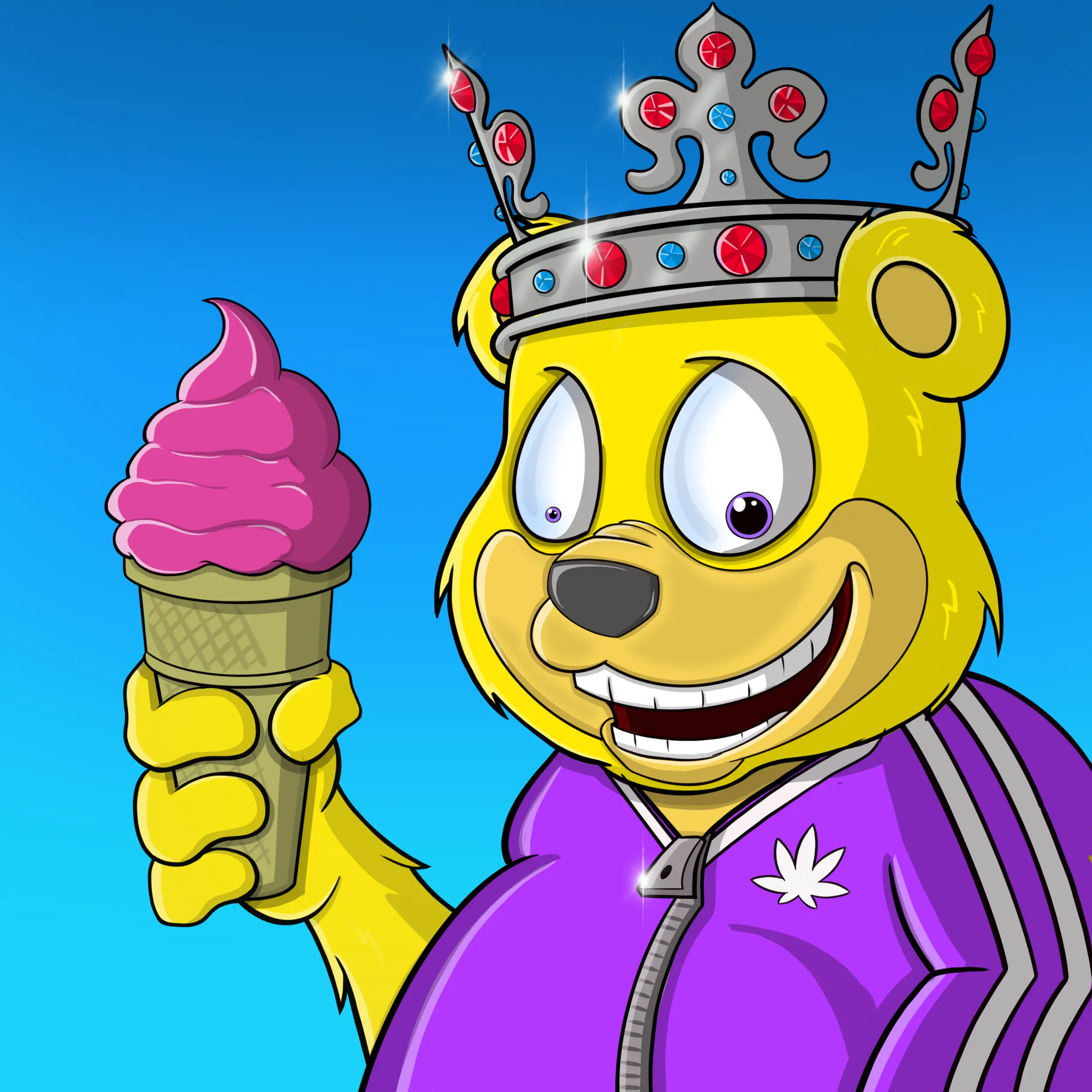 Burnin Bears #712 NFT on Algorand