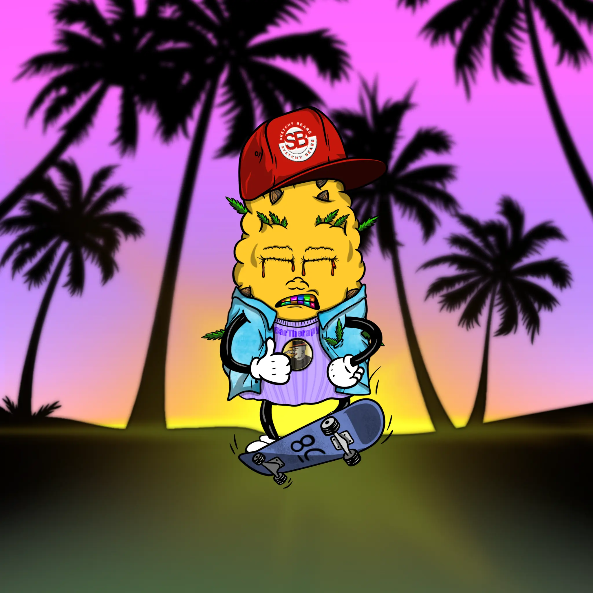 Blazing Budz #895 NFT on Algorand