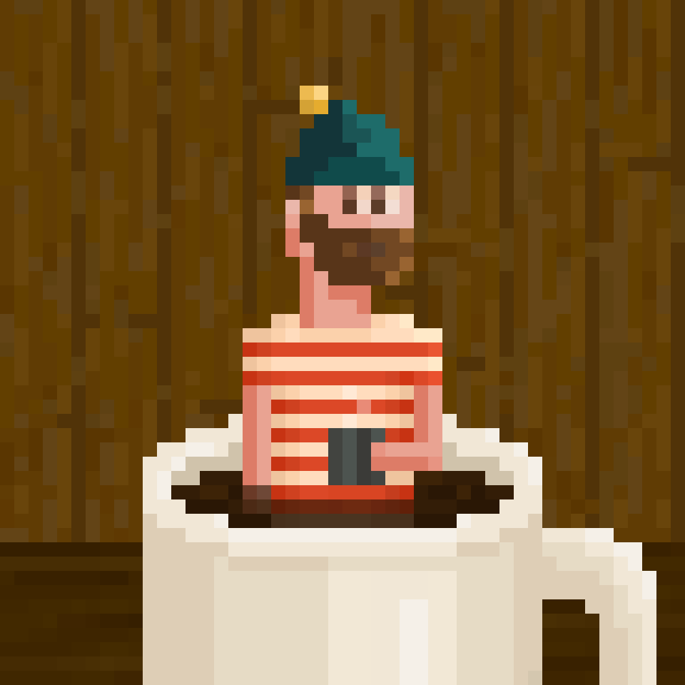 CoffeeBits Bather #3166 NFT on Algorand
